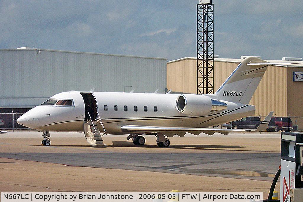 N667LC, 2007 Bombardier Challenger 604 (CL-600-2B16) C/N 5740, N667LC Canadair CL-600-2B16 Challenger 604 FTW 5.5.06