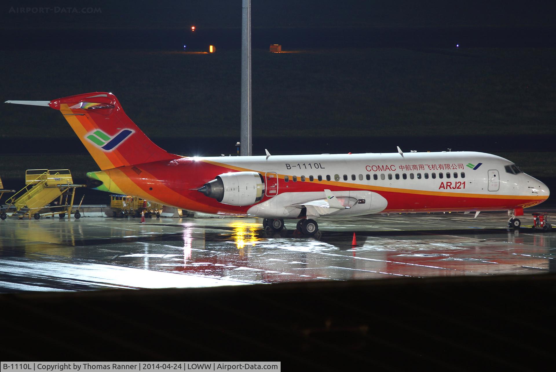 B-1110L, 2010 Comac ARJ21-700 Xiangfeng C/N 104, COMAC ARJ21-700