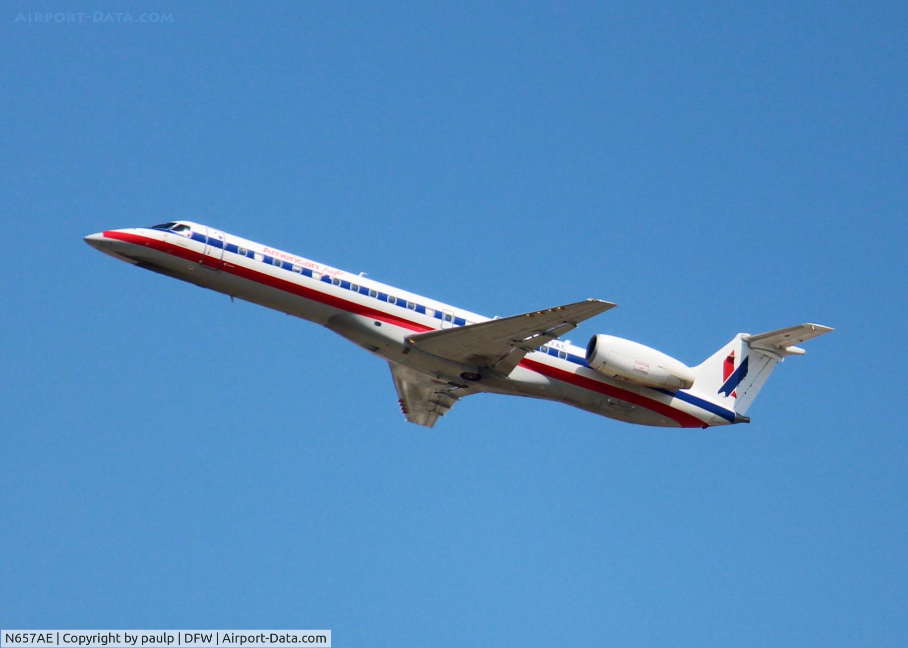 N657AE, 2003 Embraer ERJ-145LR (EMB-145LR) C/N 145744, At DFW.