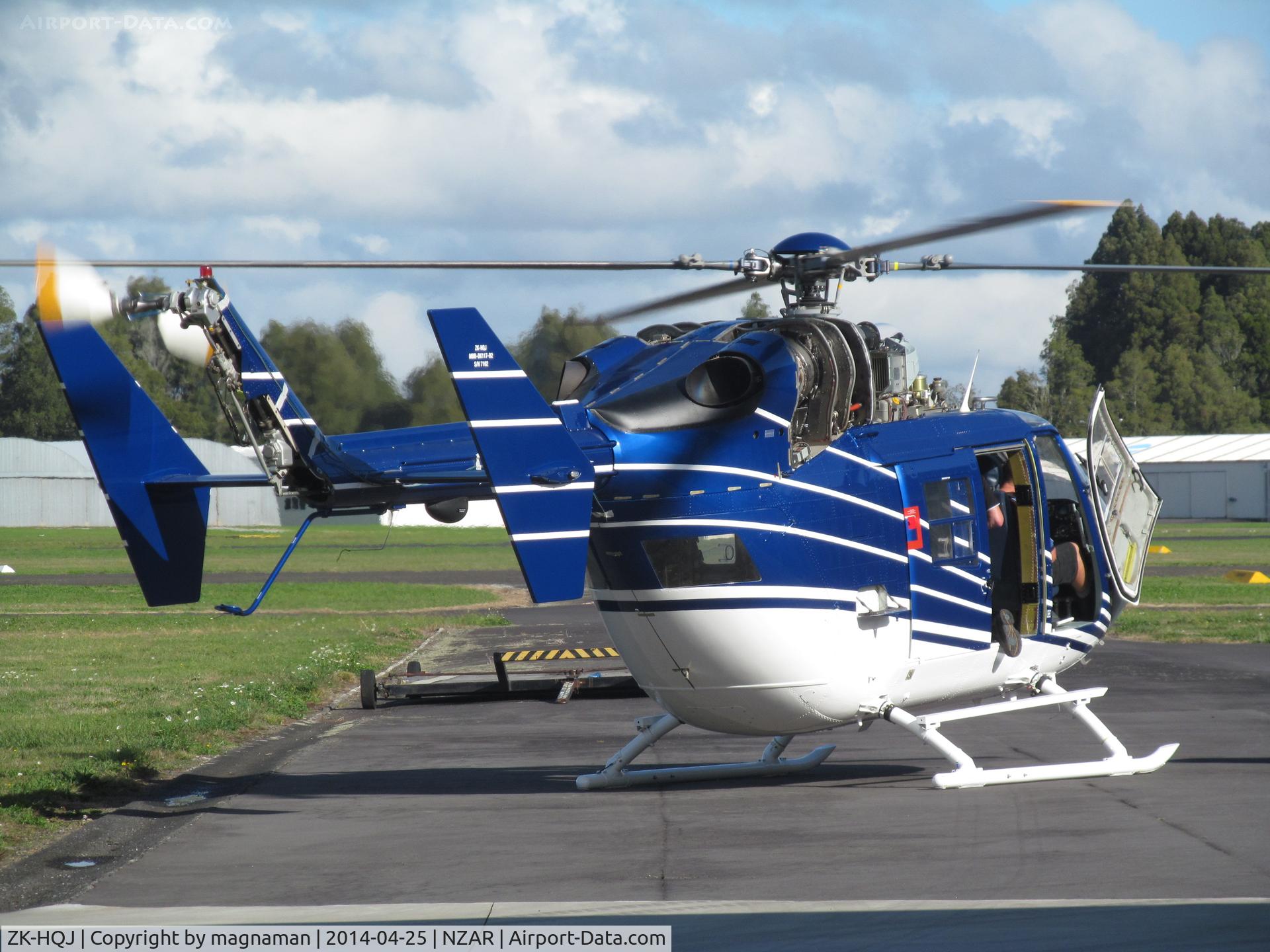 ZK-HQJ, 1986 Eurocopter-Kawasaki BK-117A-3 C/N 7102, A MBB 117 c/n 7102