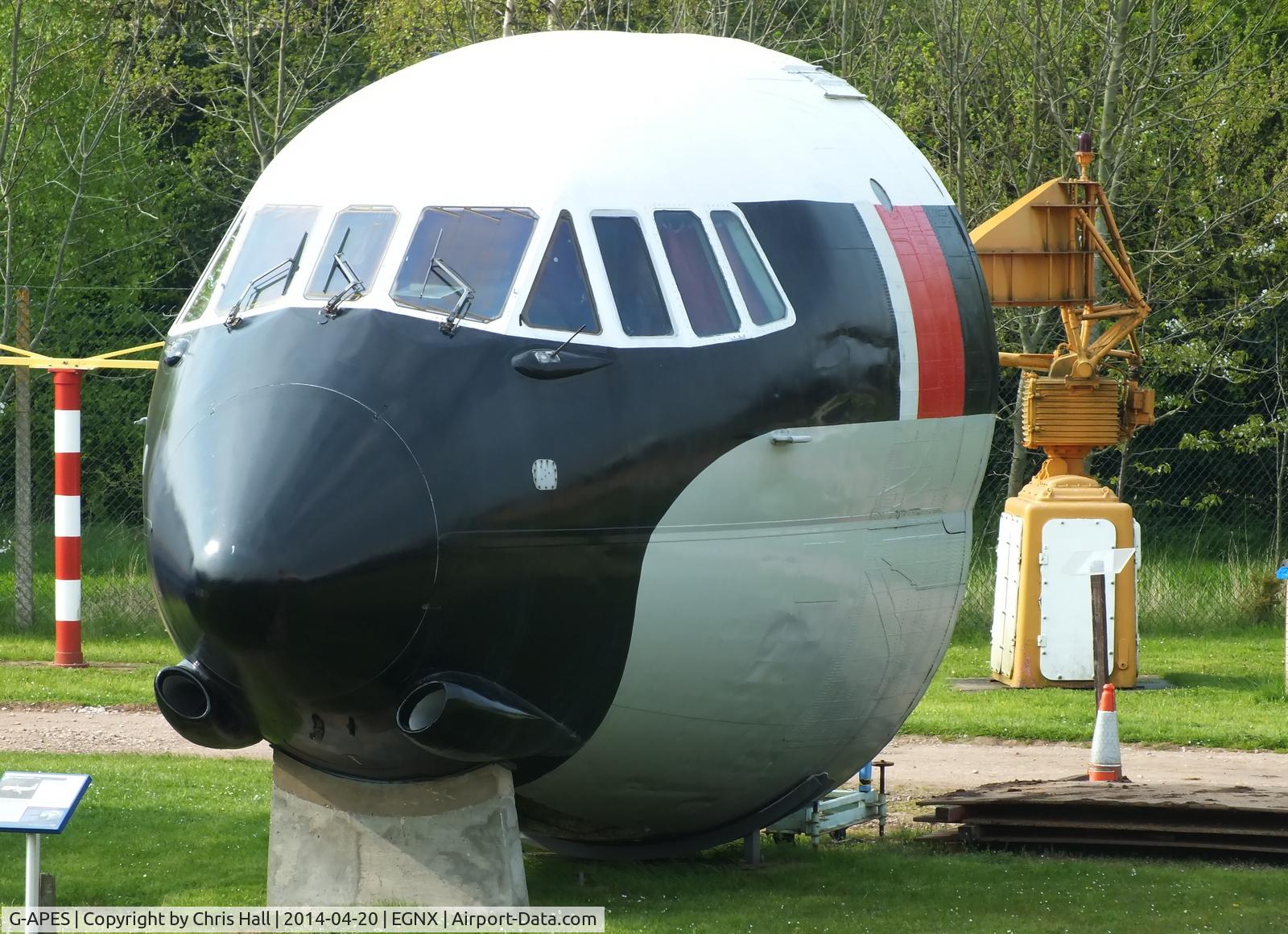 G-APES, 1961 Vickers V953C Merchantman C/N 721, now painted in BEA colours