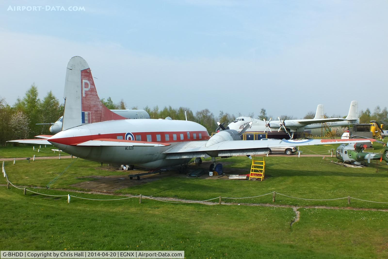 G-BHDD, 1953 Vickers Varsity T.1 C/N Not found WL626/G-BHDD, Preserved at the East Midlands Aeropark
