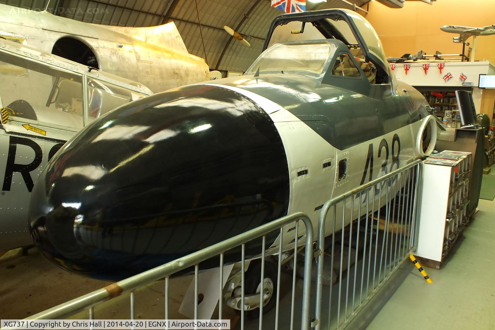 XG737, De Havilland DH-112 Sea Venom FAW.22 C/N 121138, Preserved at the East Midlands Aeropark