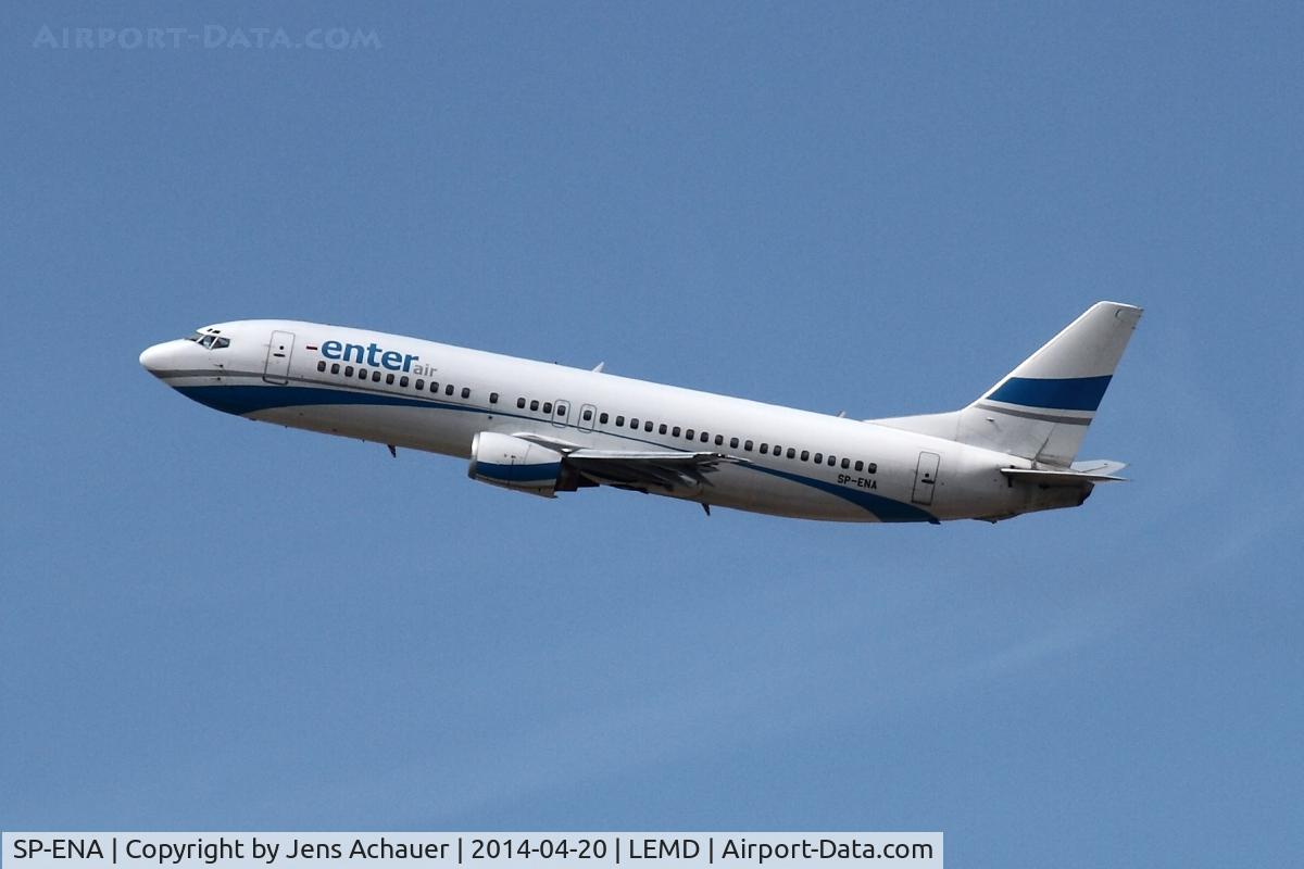 SP-ENA, 1993 Boeing 737-4Q8 C/N 26320, Take off