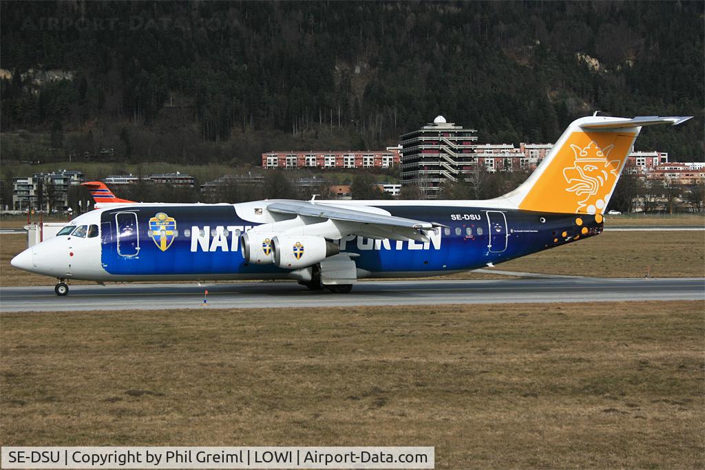 SE-DSU, 1994 British Aerospace Avro 146-RJ100 C/N E3248, Taken at INN.