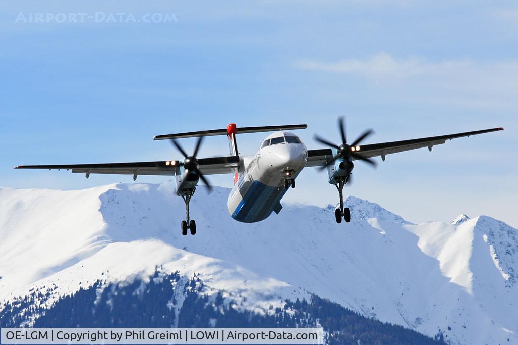 OE-LGM, 2010 De Havilland Canada DHC-8-402Q Dash 8 C/N 4319, Taken at INN.