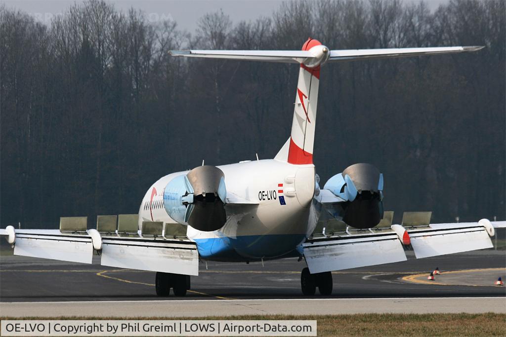 OE-LVO, 1993 Fokker 100 (F-28-0100) C/N 11460, Taken at SZG.