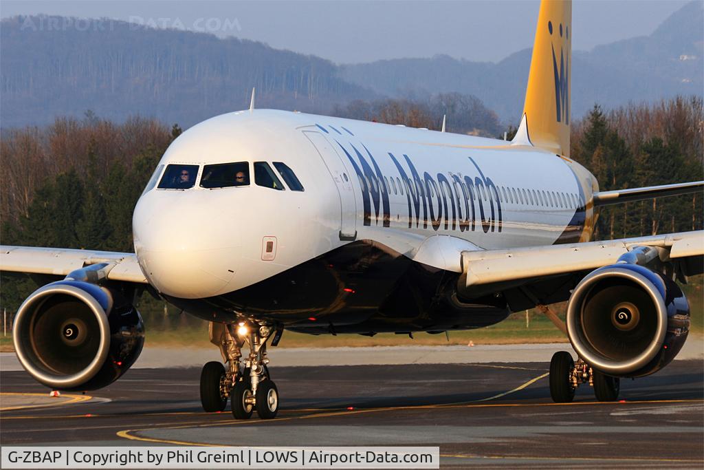 G-ZBAP, 2001 Airbus A320-214 C/N 1605, Taken at SZG.