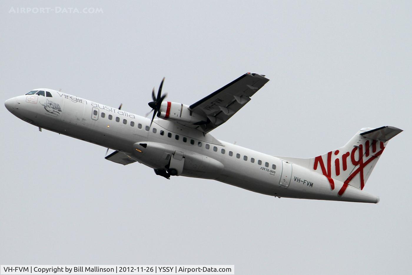 VH-FVM, 2011 ATR 72-212A C/N 979, up n away