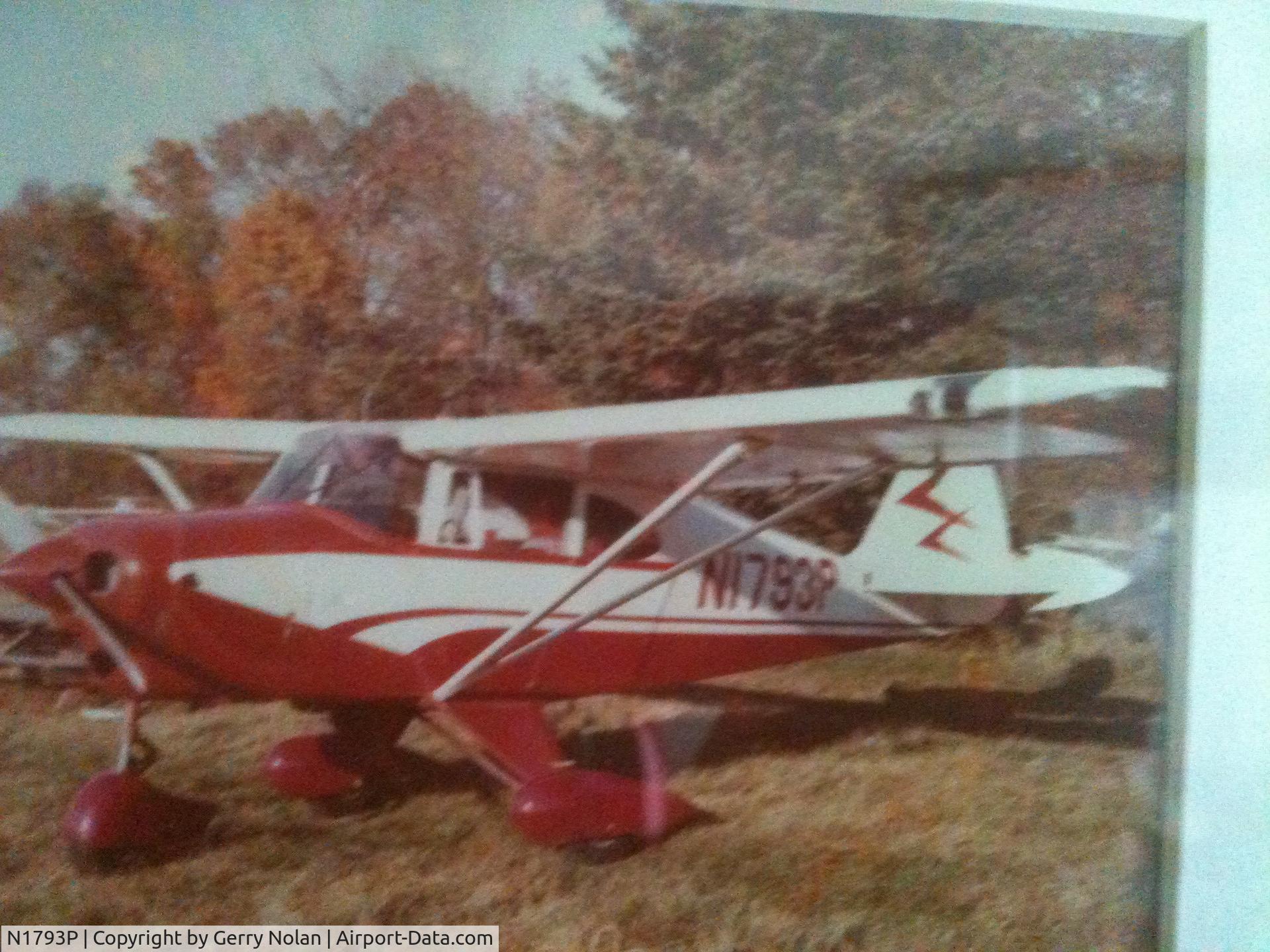 N1793P, 1954 Piper PA-22-150 Tri-Pacer C/N 22-2566, We owned this plane from 1977 to 1987.  The photo was taken at Sky Manor Airport, Pittstown, NJ