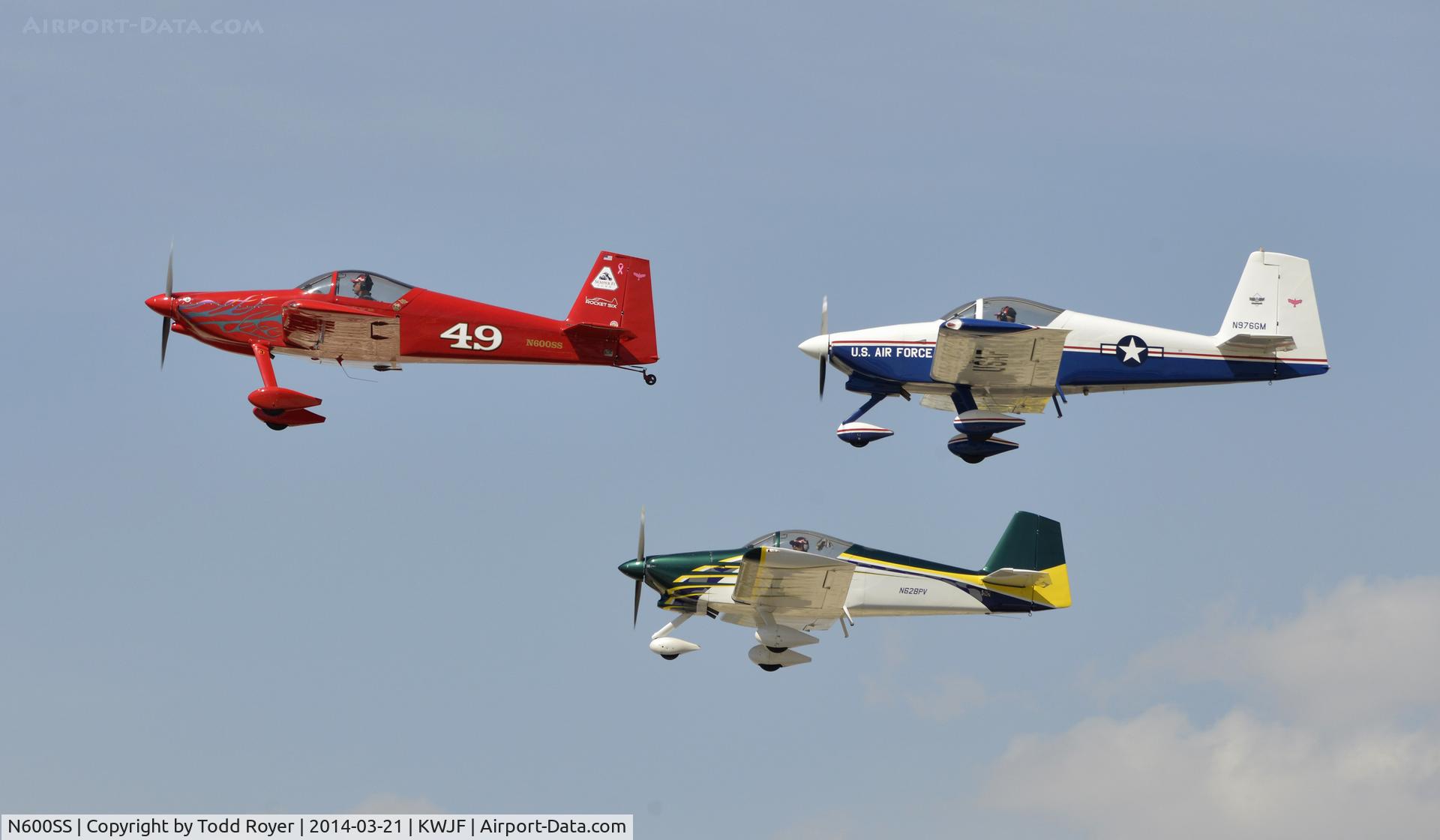 N600SS, Vans RV-6 C/N 24853, Los Angeles County Airshow 2014