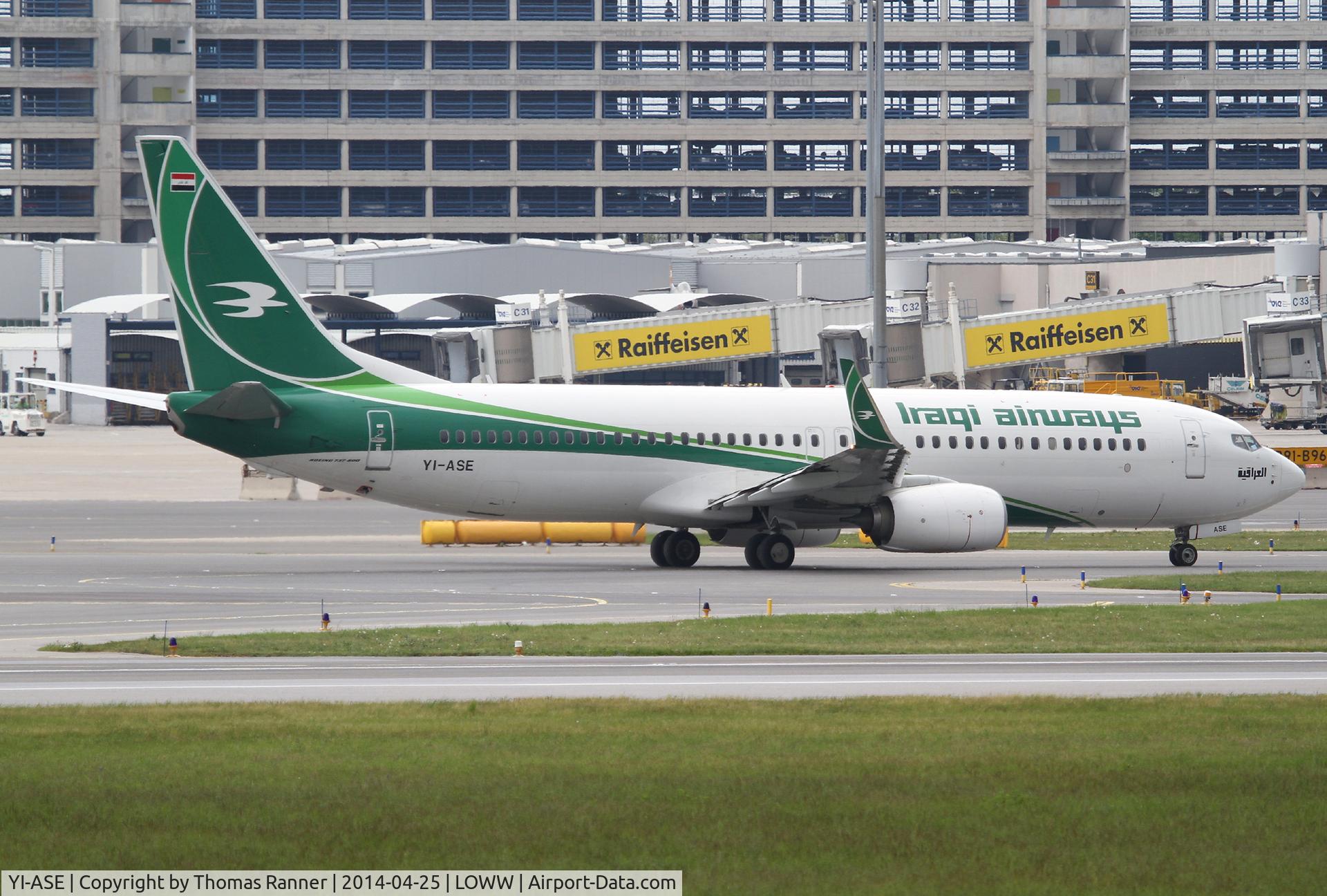 YI-ASE, 2013 Boeing 737-81Z C/N 40104, Iraqi Airways B737