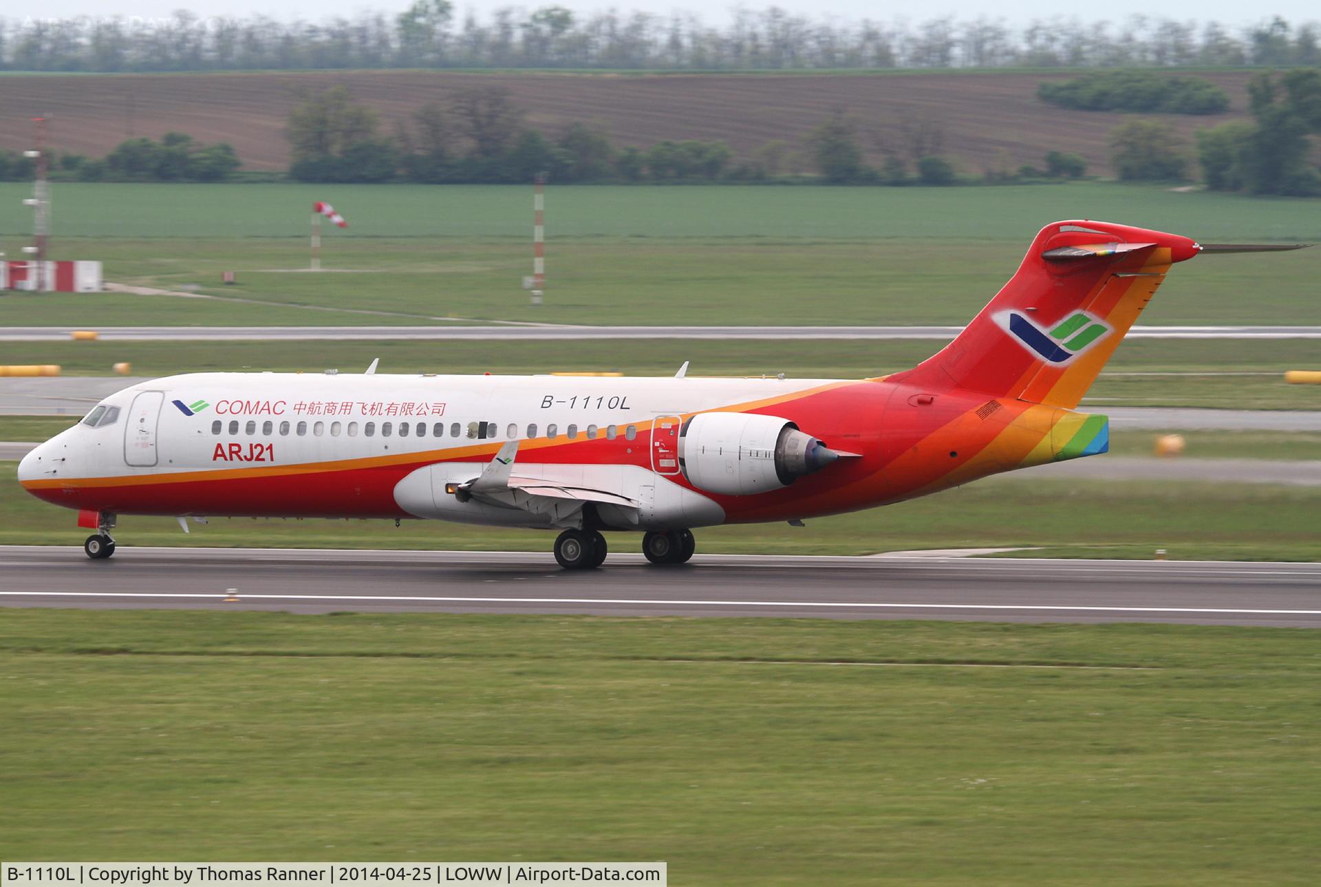 B-1110L, 2010 Comac ARJ21-700 Xiangfeng C/N 104, COMAC ARJ21-700