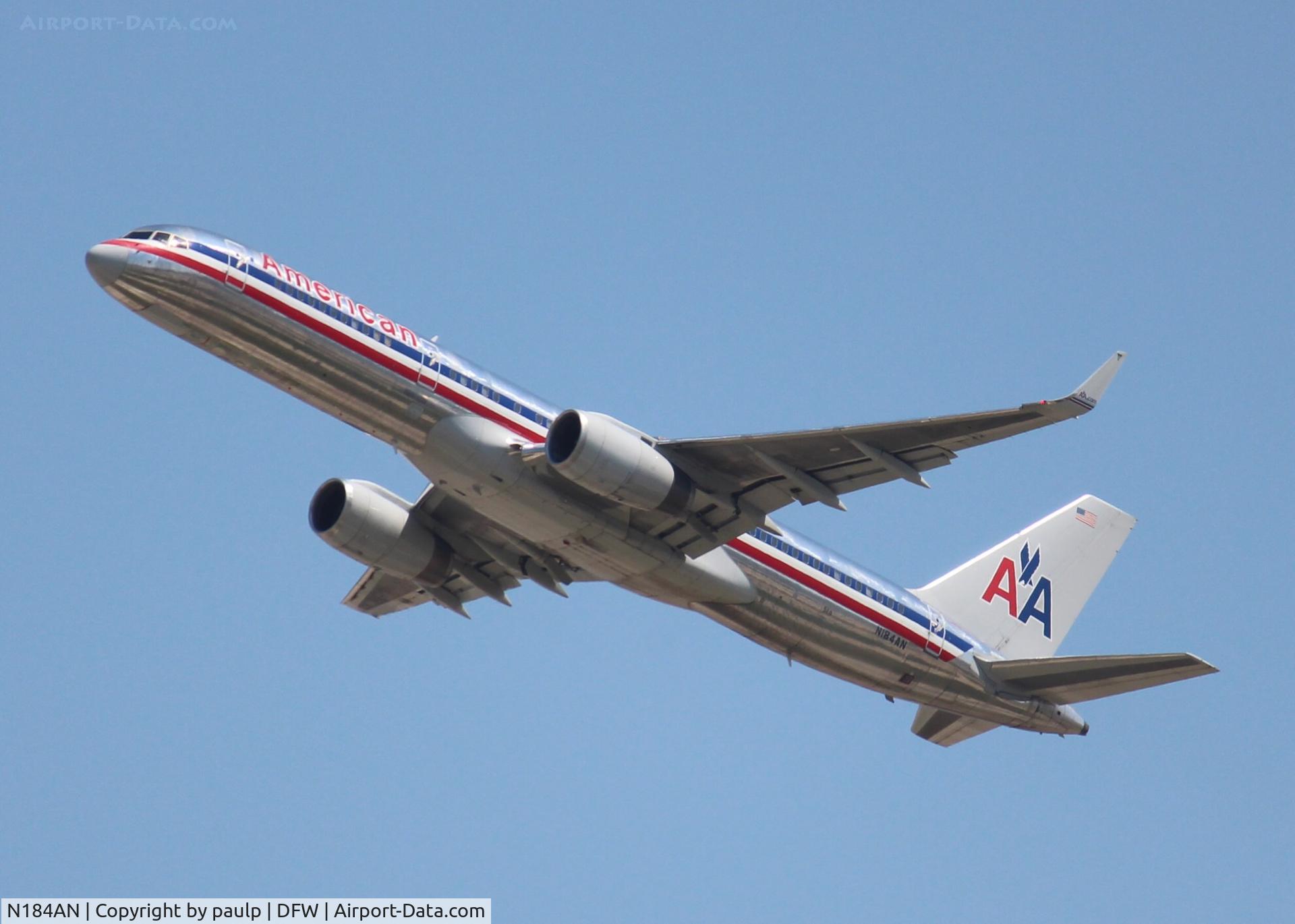 N184AN, 1999 Boeing 757-223 C/N 29594, At DFW.