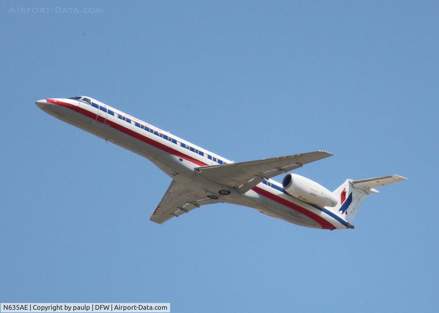 N635AE, 1999 Embraer ERJ-145LR (EMB-145LR) C/N 145158, At DFW.