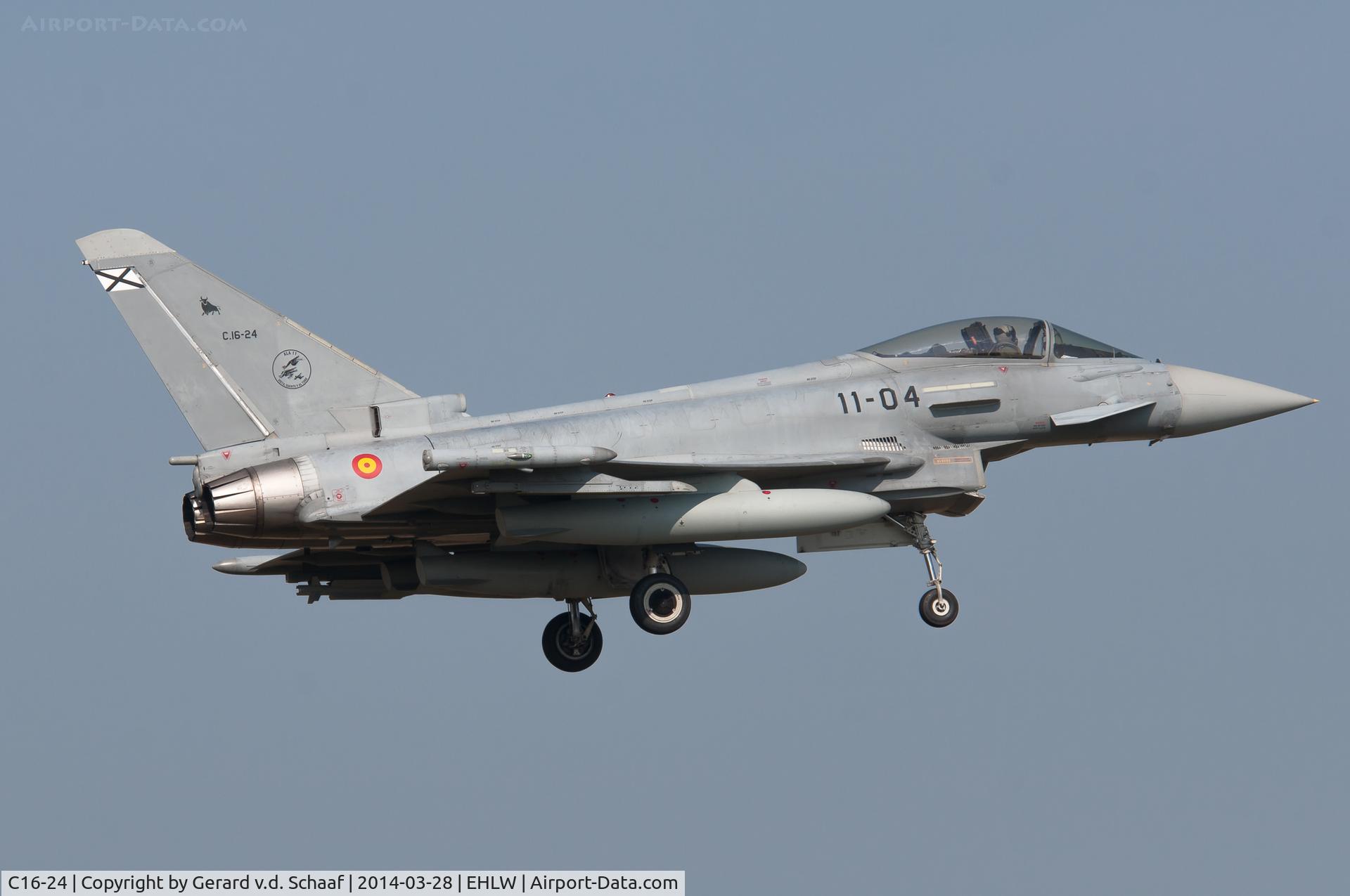 C16-24, Eurofighter EF-2000 Typhoon S C/N SS004, EF2000 Eurofighter during Frisian Flag