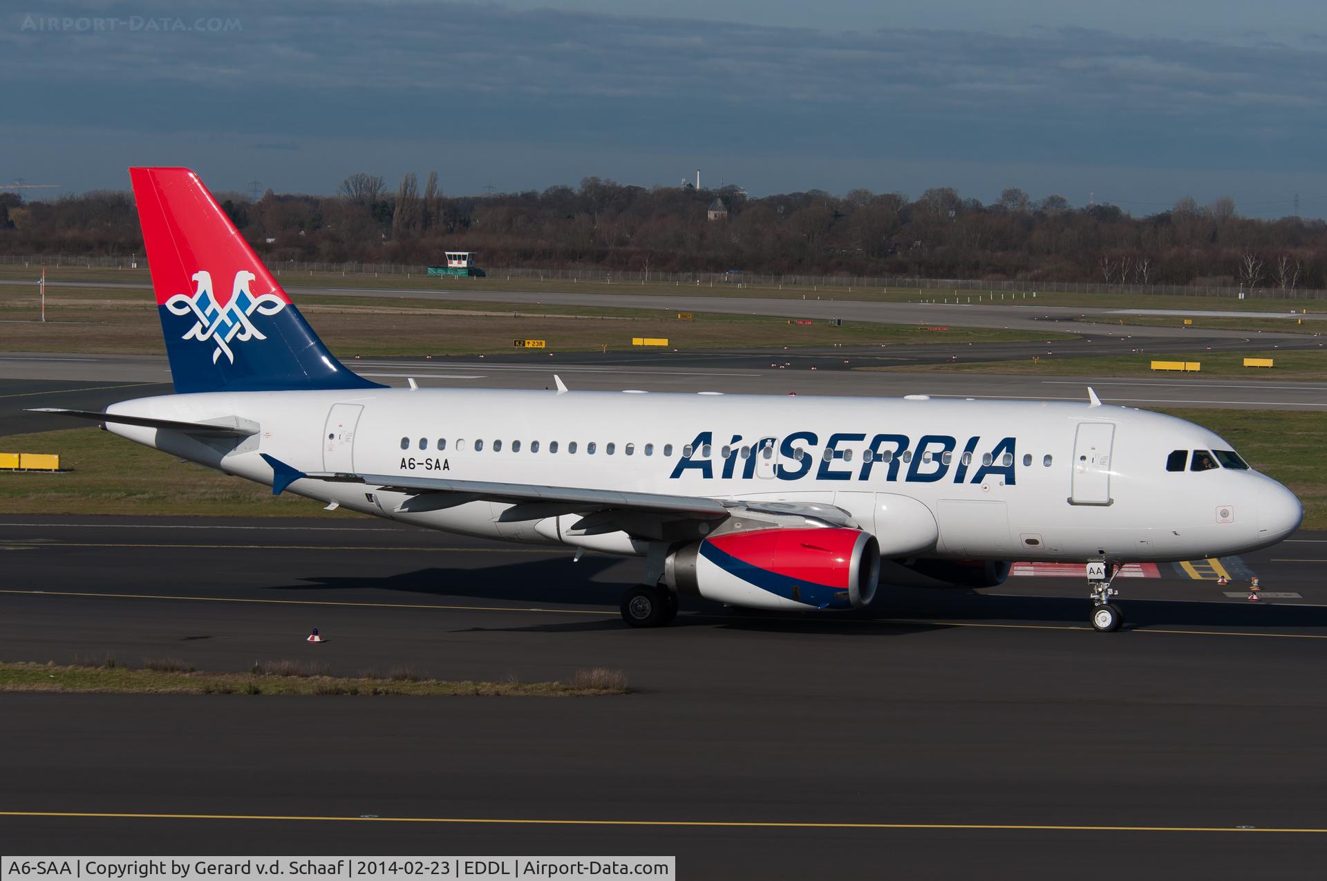 A6-SAA, 1999 Airbus A319-132 C/N 1140, Taken at Dusseldorf