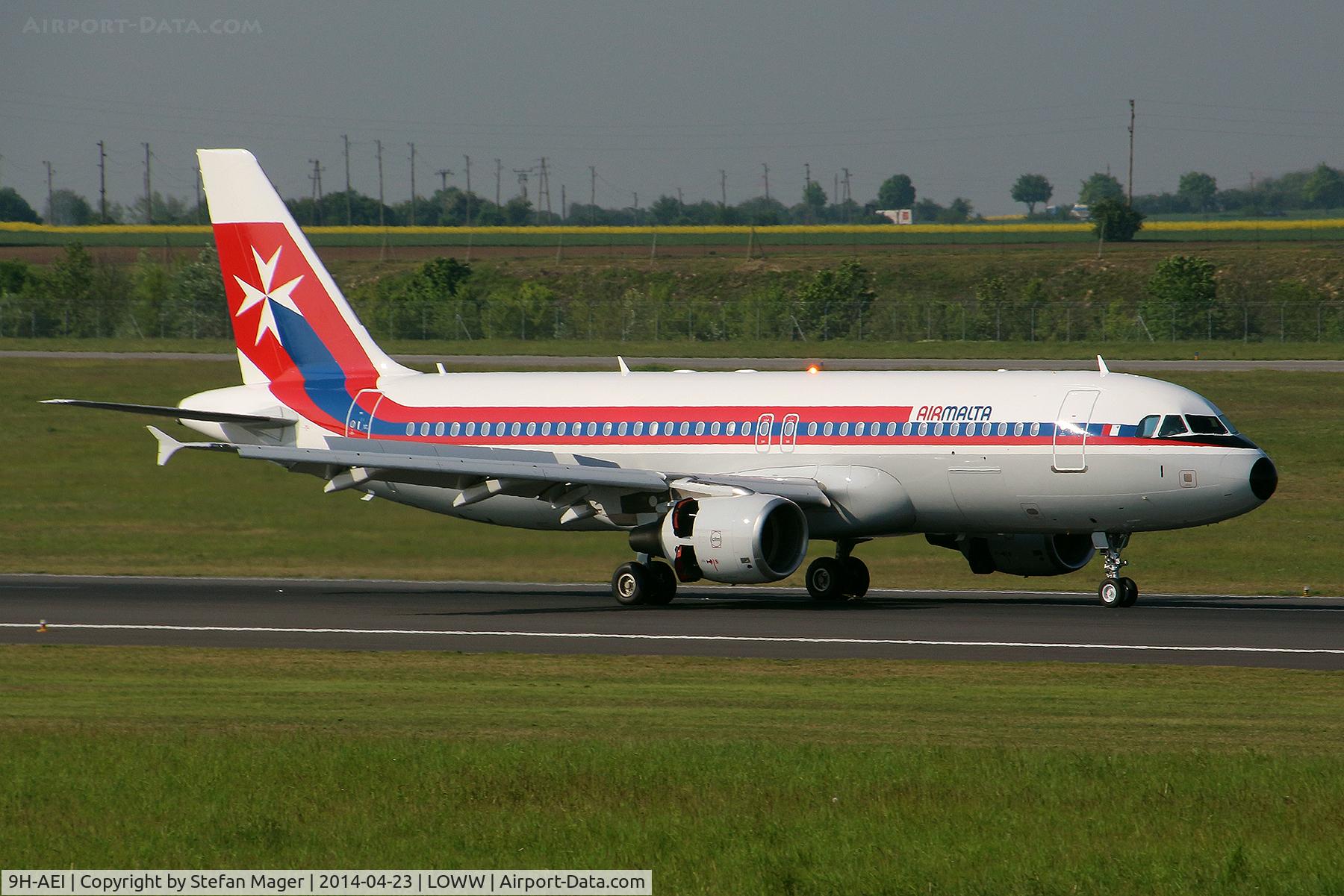 9H-AEI, 2004 Airbus A320-214 C/N 2189, Air Malta (retro c/s) Airbus A320 @ VIE