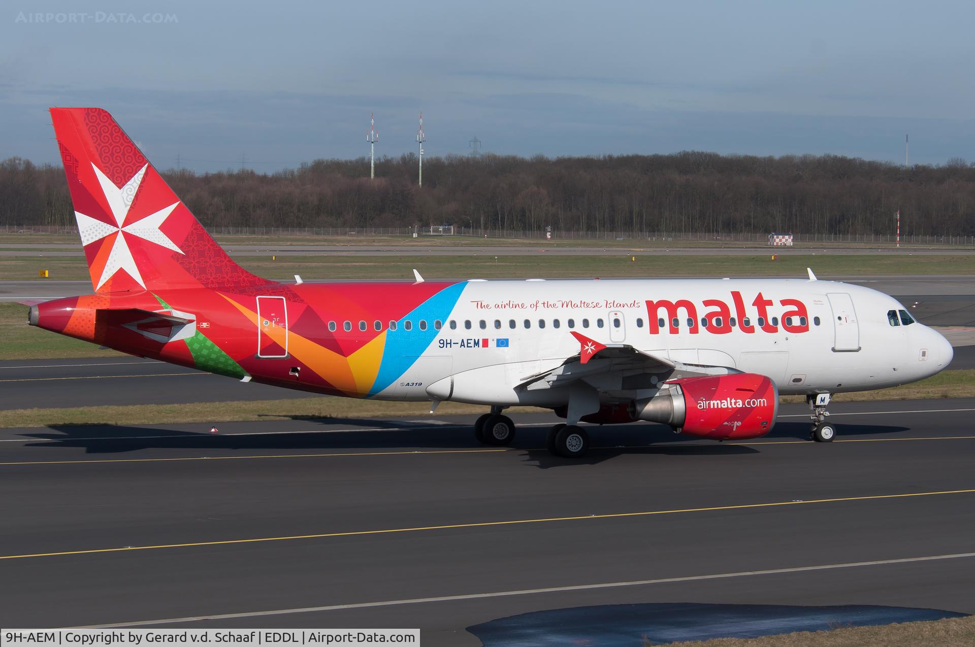 9H-AEM, 2005 Airbus A319-111 C/N 2382, Taken at Dusseldorf