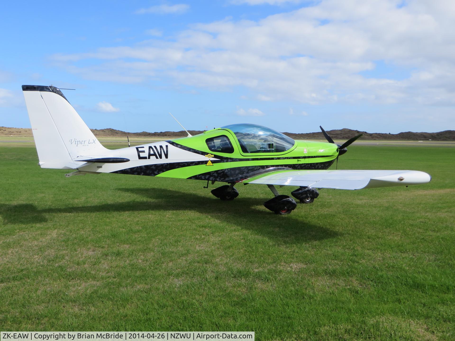 ZK-EAW, Tomark Aero Viper SD-4 C/N 035, Tomark Aero Viper SD-4. ZK-EAW cn 035. Wanganui (WAG NZWU). Image © Brian McBride. 26 April 2014
