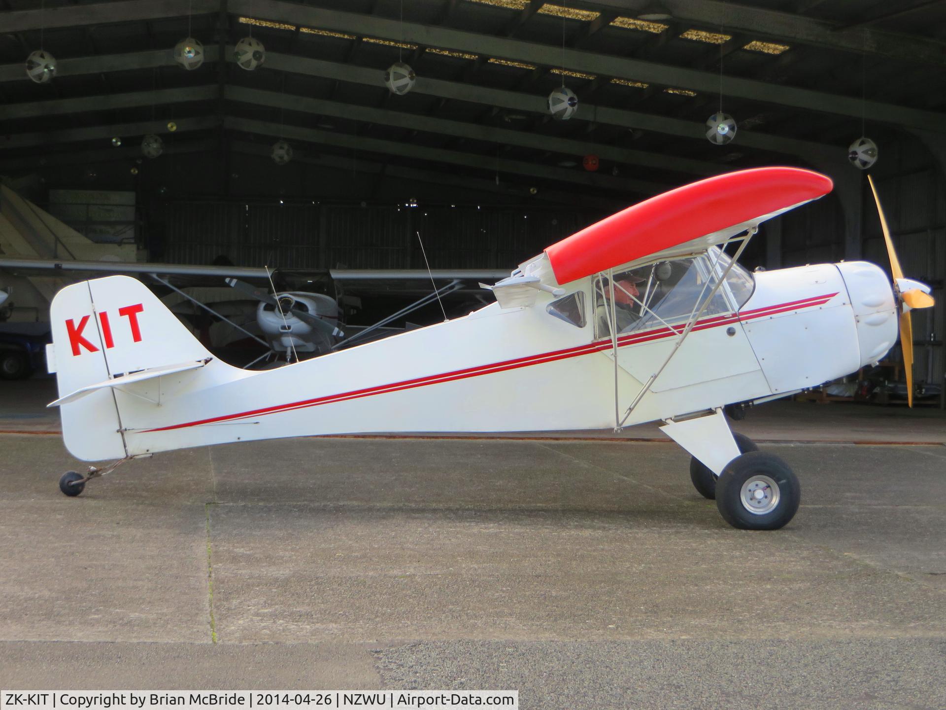 ZK-KIT, Denney Kitfox II C/N AACA/491, Denney Kitfox II. ZK-KIT cn AACA/491. Wanganui (WAG NZWU). Image © Brian McBride. 26 April 2014
