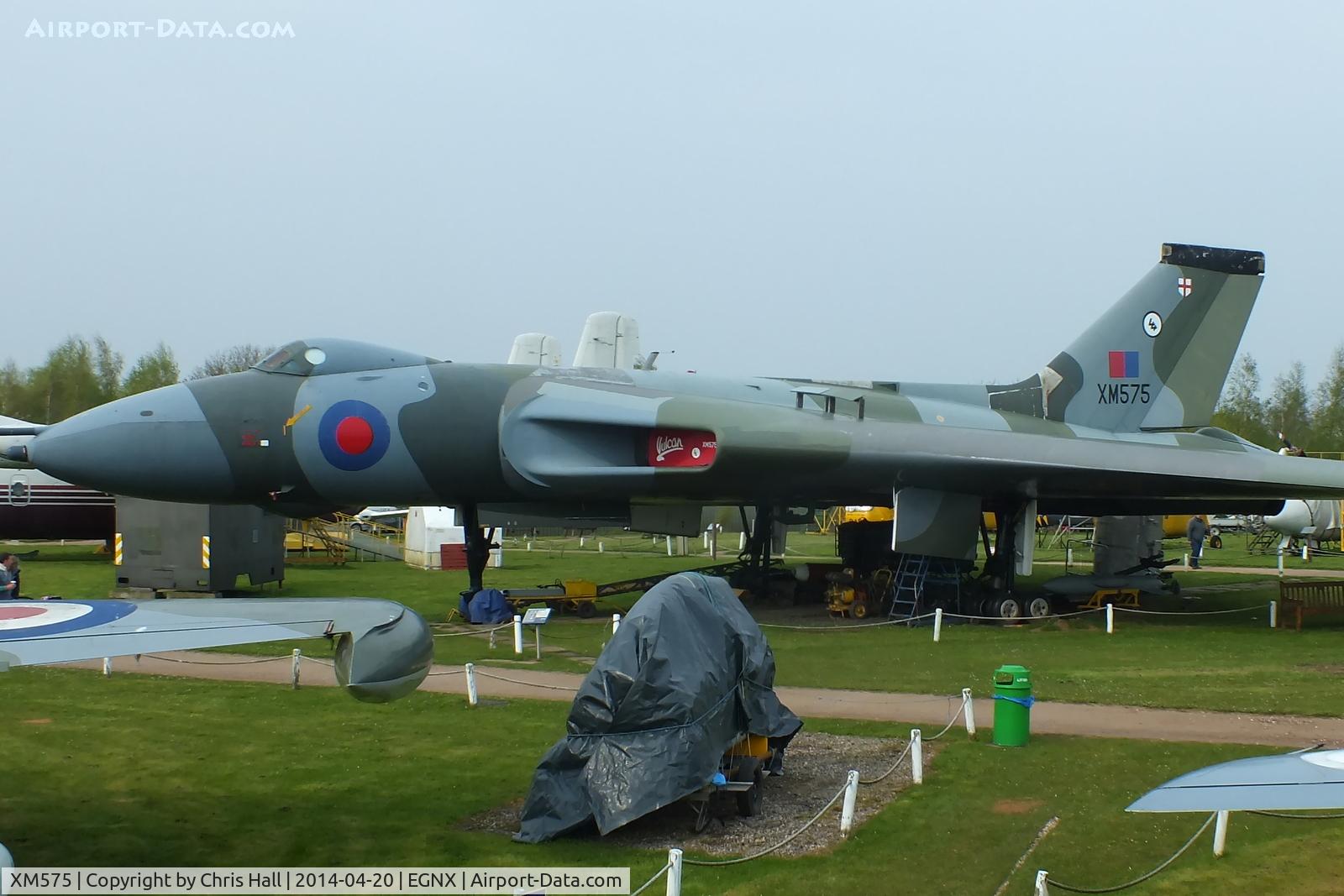 XM575, 1959 Avro Vulcan B.2A C/N Set 56, Preserved at the East Midlands Aeropark
