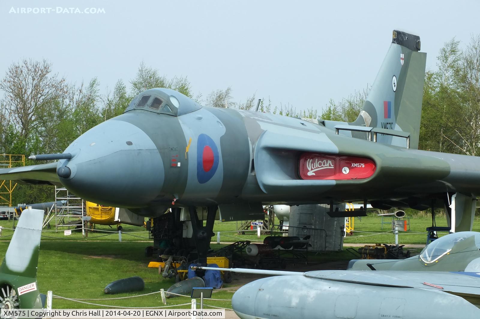 XM575, 1959 Avro Vulcan B.2A C/N Set 56, Preserved at the East Midlands Aeropark