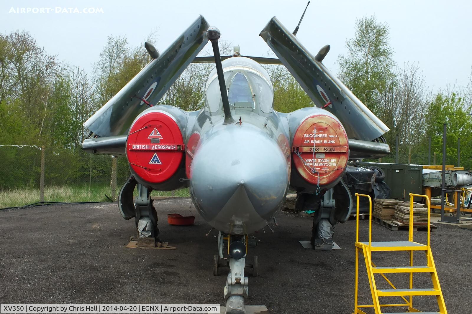 XV350, 1967 Hawker Siddeley Buccaneer S.2B C/N B3-28-66, Preserved at the East Midlands Aeropark