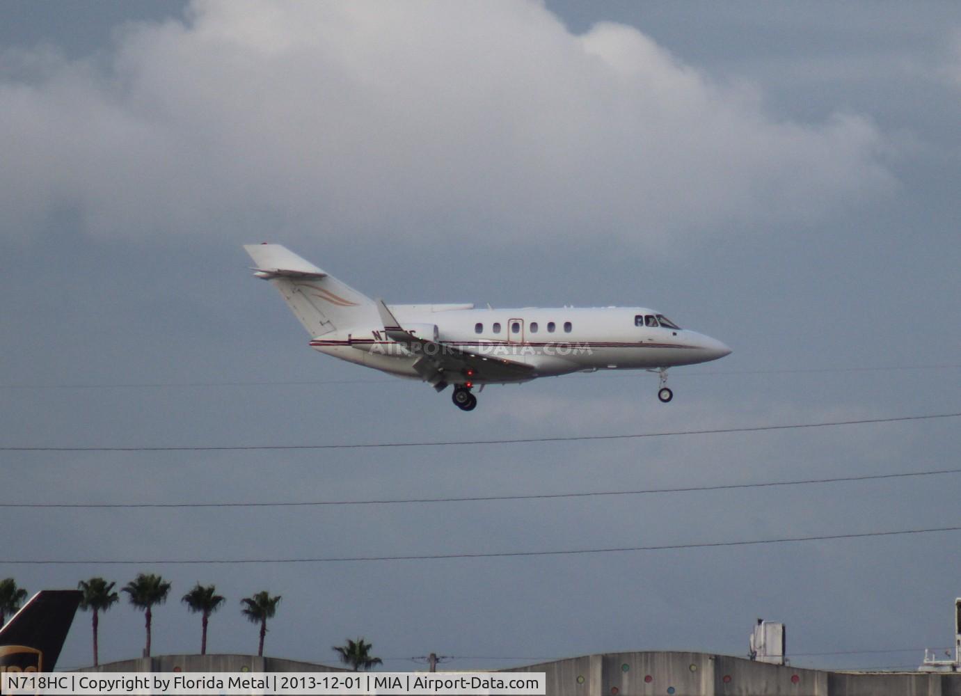 N718HC, 1985 British Aerospace BAe.125 Series 800A C/N 258040, BAE 800A