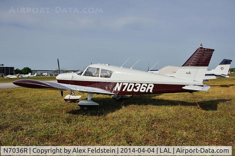 N7036R, 1966 Piper PA-28-140 C/N 28-21733, Sun-N-Fun 2014
