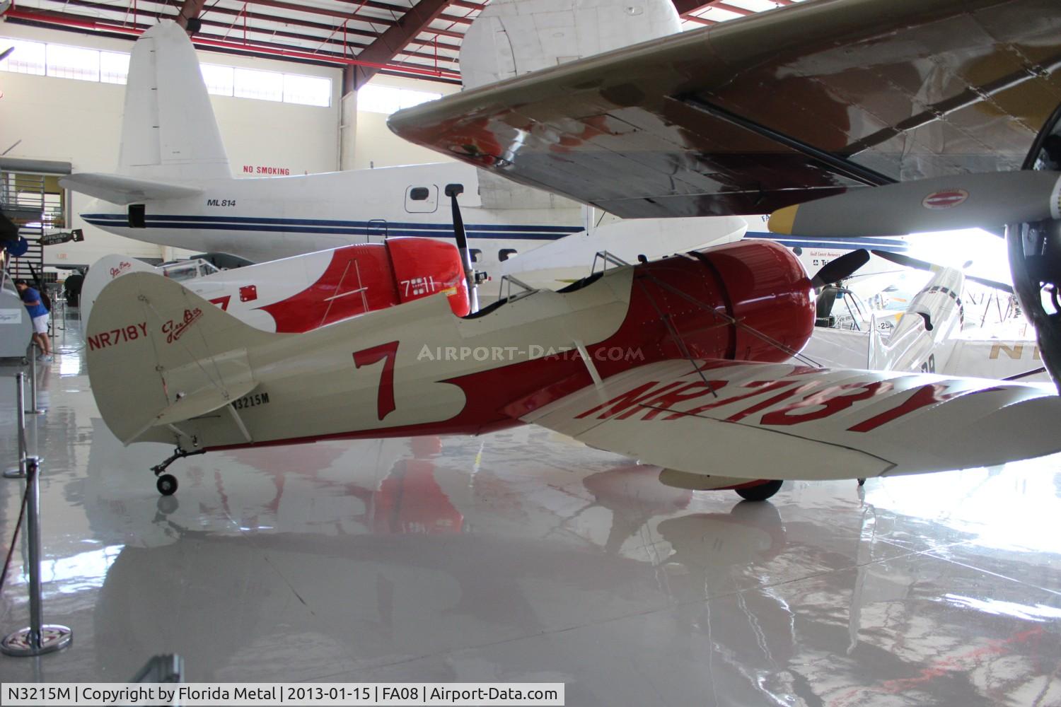 N3215M, 2005 Granville Brothers Gee Bee Senior Sportster Y Replica C/N DM002, Gee Bee Sportster Y Replica