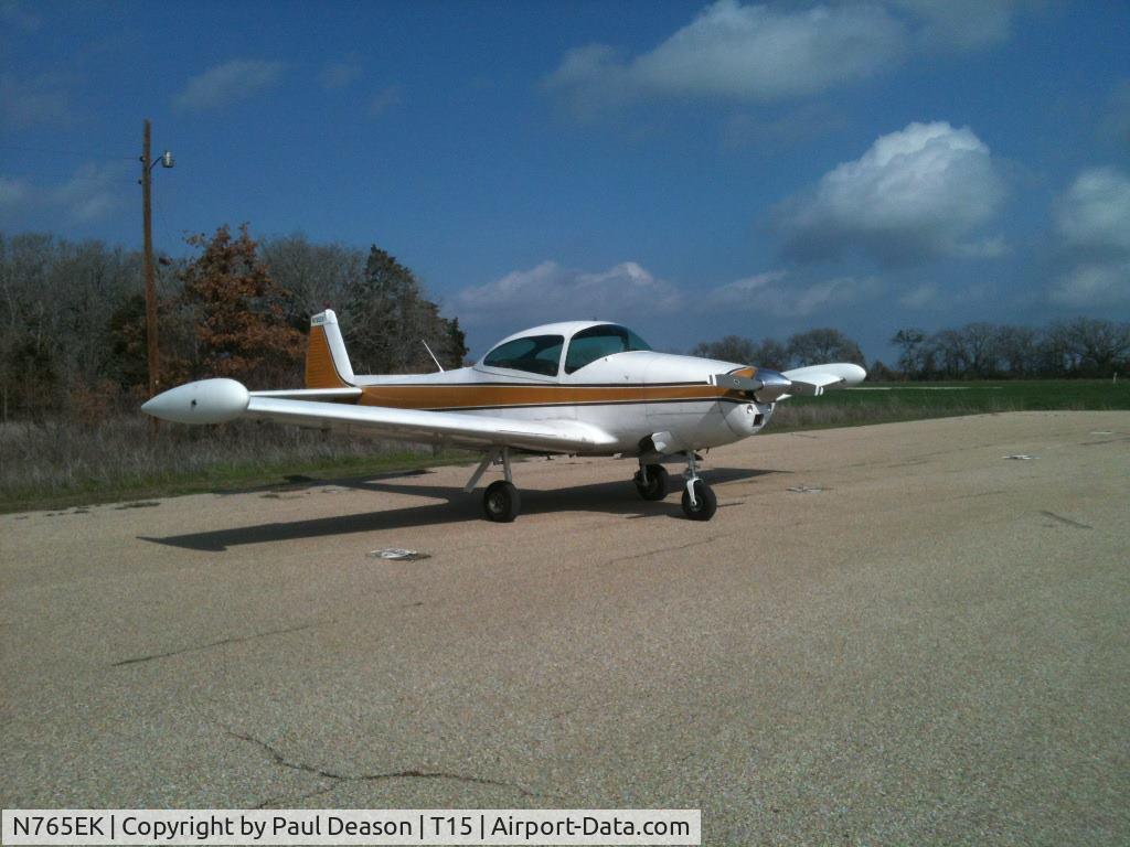 N765EK, 1947 North American Navion (NA-145) C/N NAV-4-1013, N765EK parked at Marlin Airport