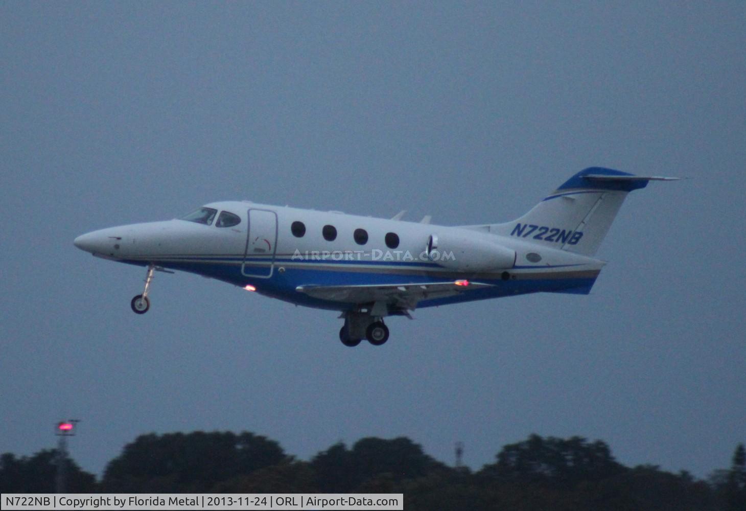 N722NB, 2010 Hawker Beechcraft 390 Premier 1A C/N RB-280, Beech 390