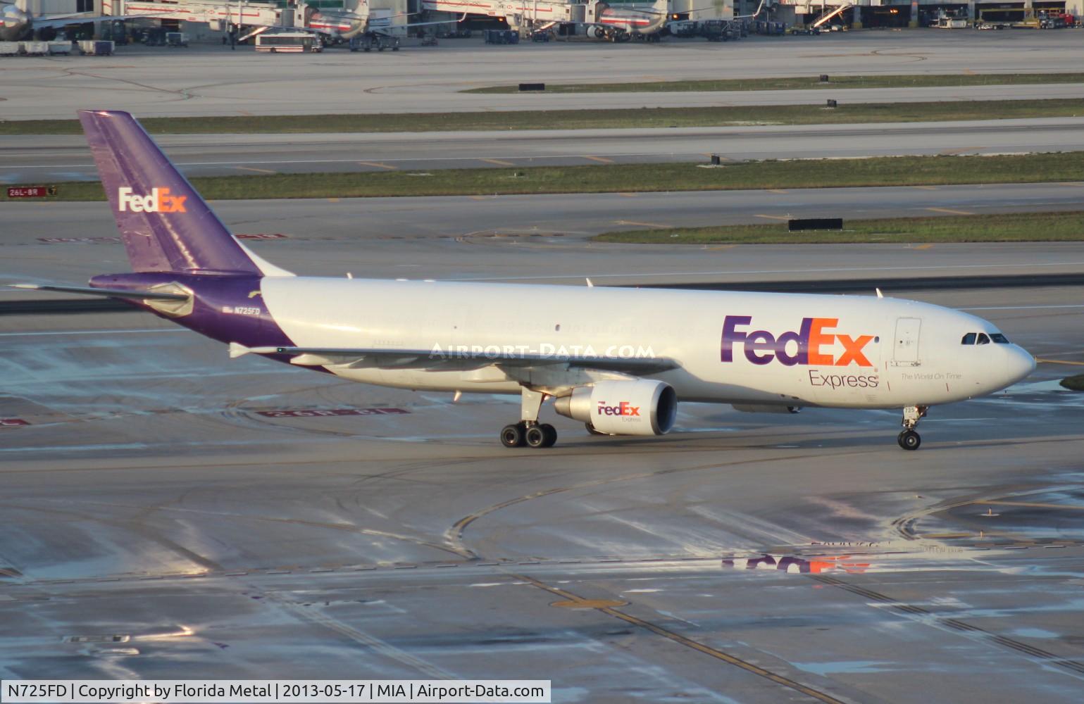 N725FD, 1990 Airbus A300B4-622R C/N 572, Fed Ex A300