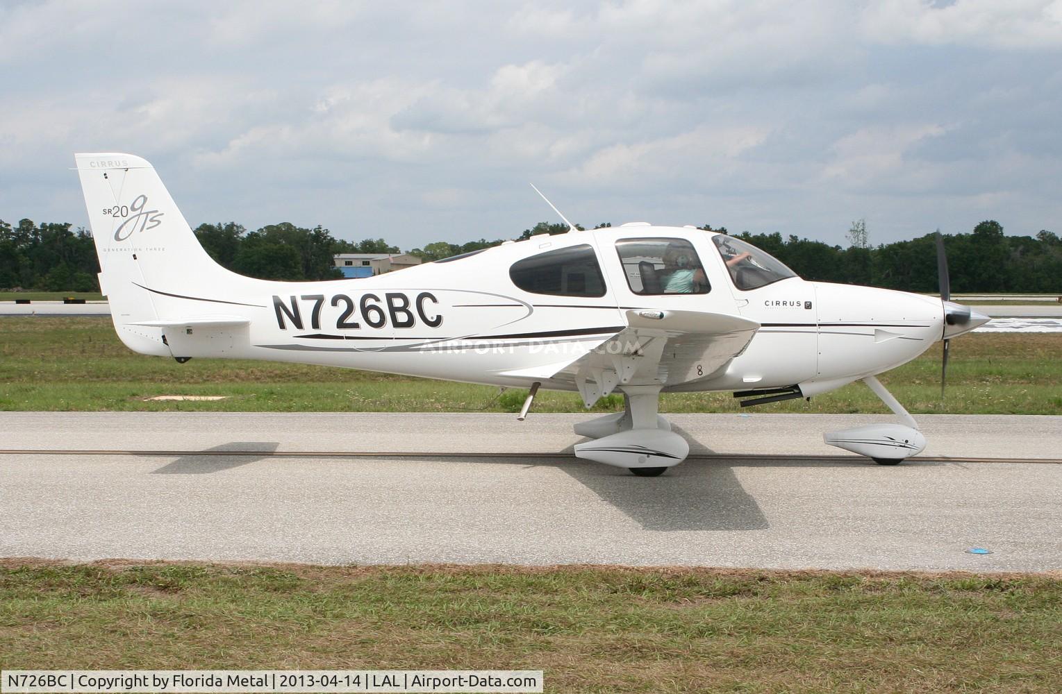 N726BC, 2008 Cirrus SR20 GTS C/N 1936, Cirrus SR20