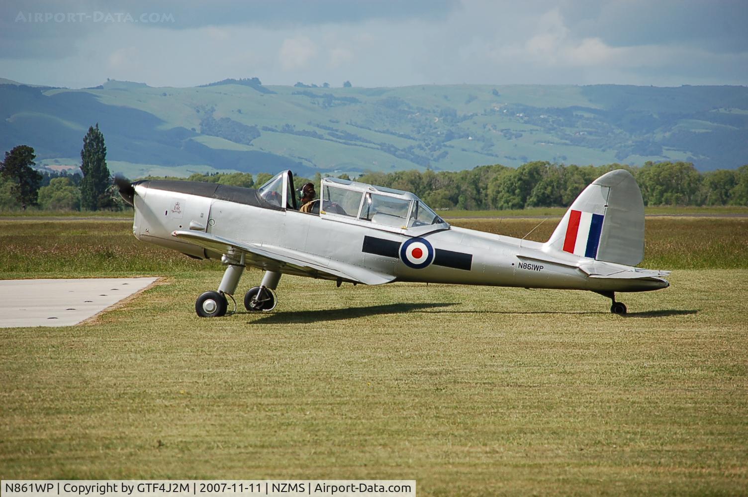 N861WP, De Havilland DHC-1 Chipmunk T.10 C/N C1/0748, N861WP  NZMS 11.11.07