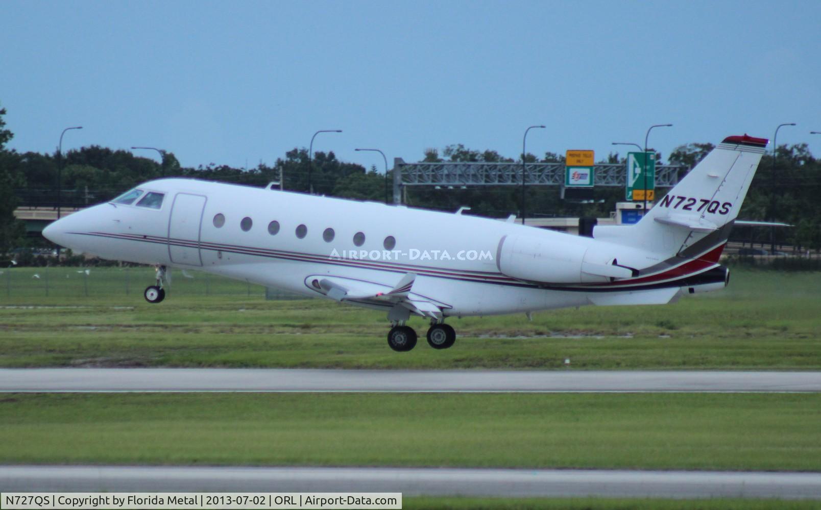 N727QS, 2005 Israel Aircraft Industries Gulfstream 200 C/N 113, Net Jets Gulfstream 200