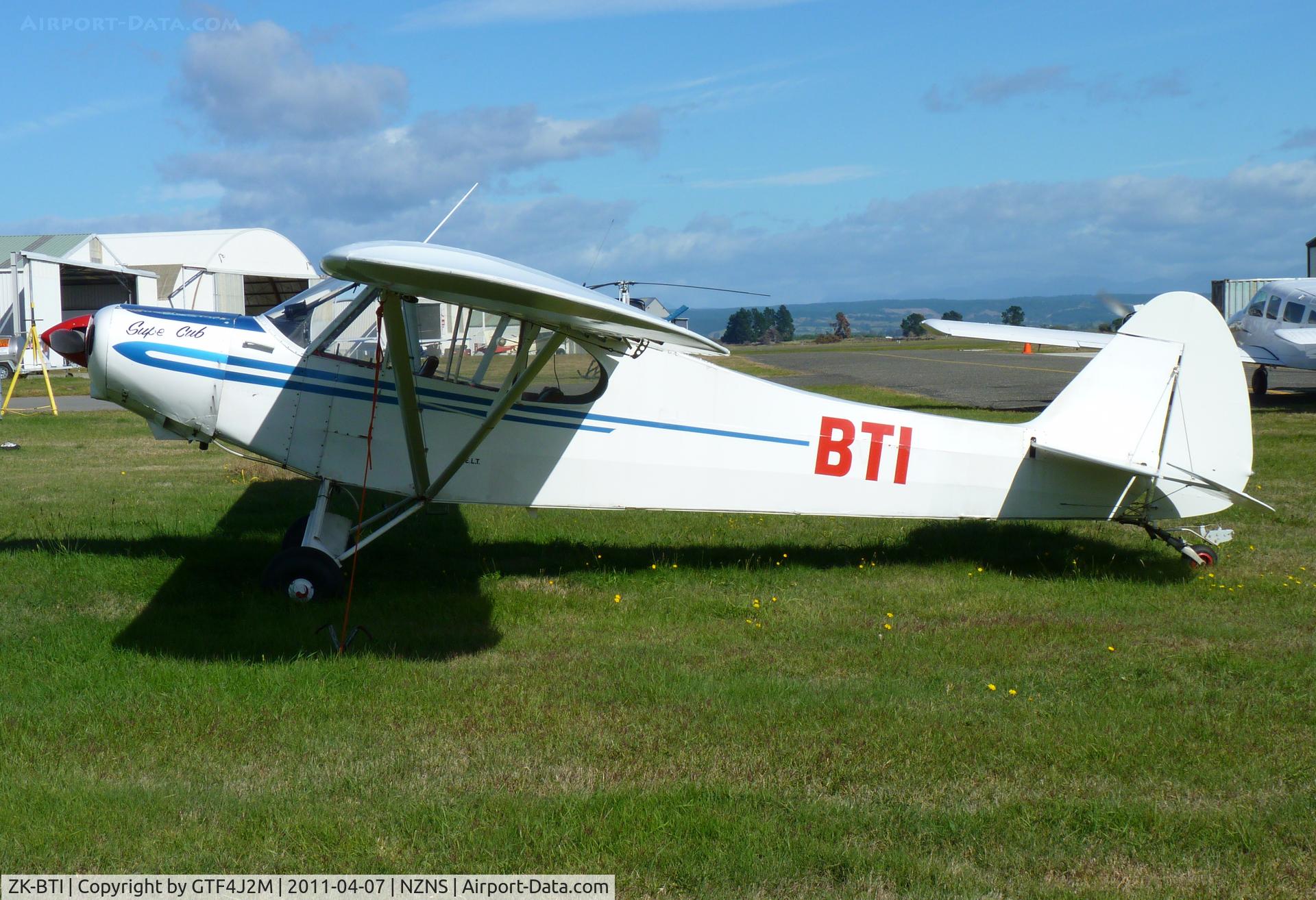 ZK-BTI, Piper PA-18A-150 Super Cub C/N 18-6003, ZK-BTI  Nelson 7.4.11