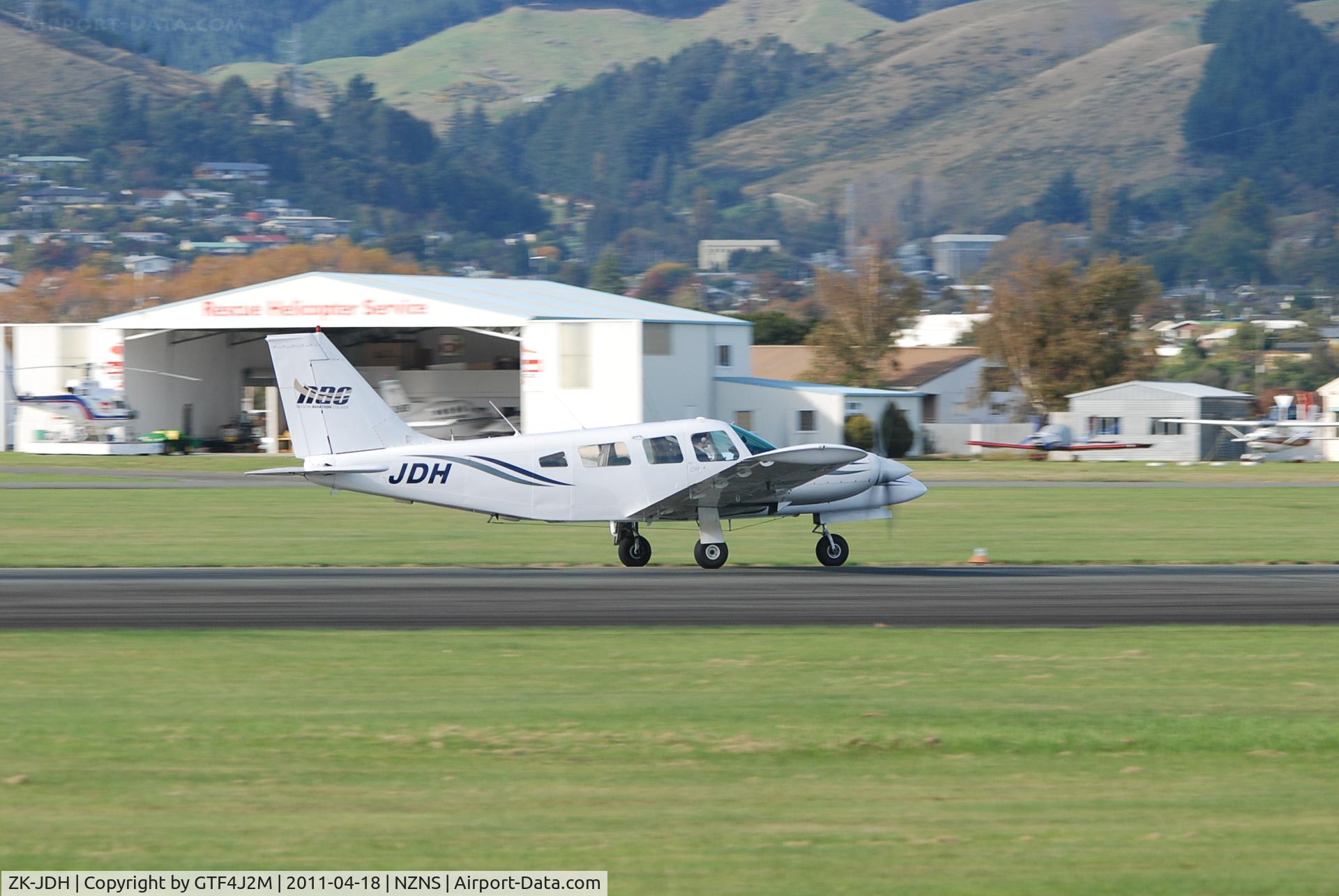 ZK-JDH, Piper PA-34-200T C/N 34-7970041, ZK-JDH  Nelson 18.4.11