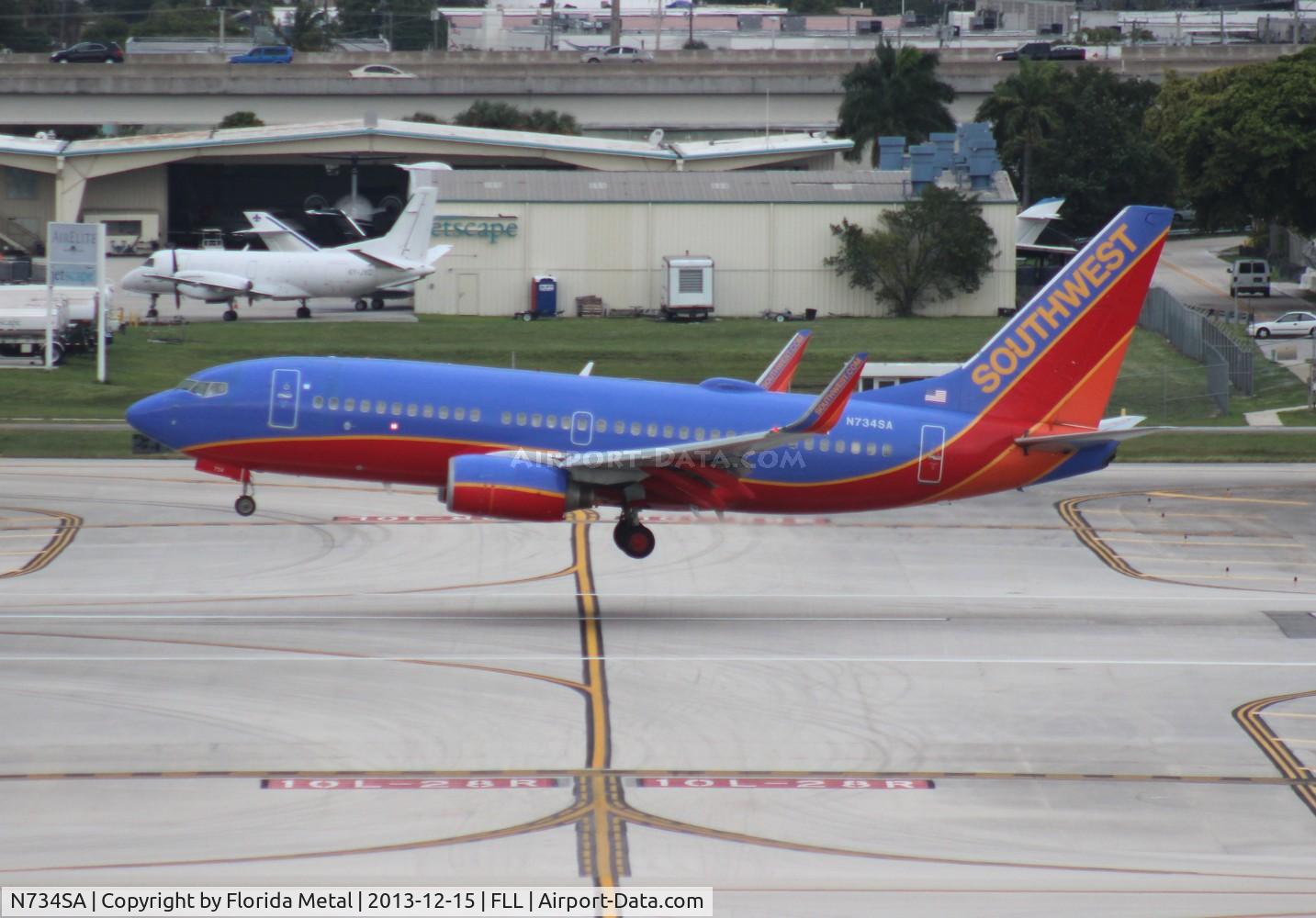 N734SA, 1999 Boeing 737-7H4 C/N 27866, Southwest 737-700