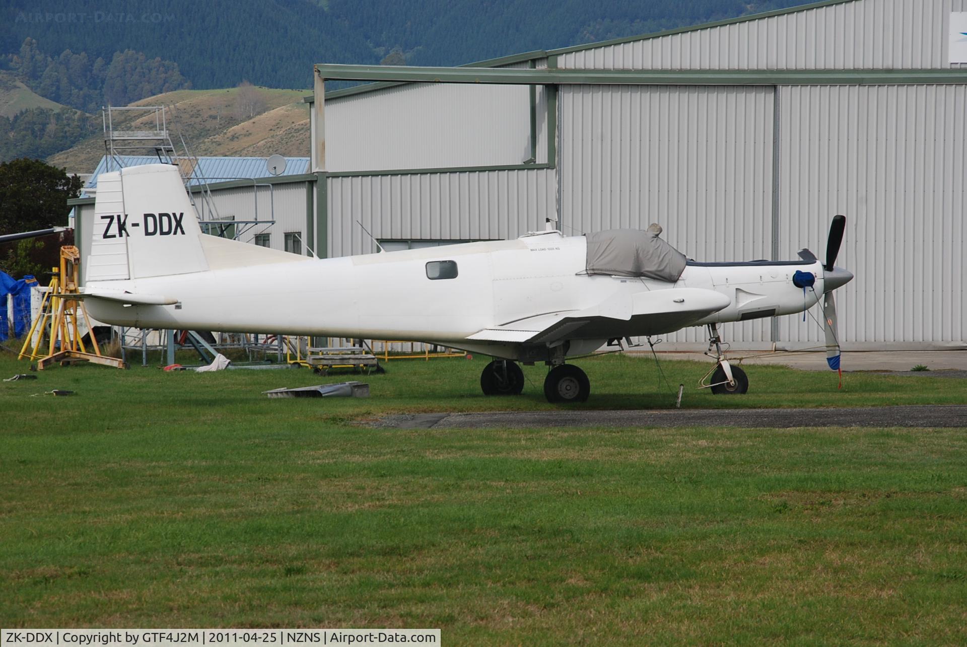 ZK-DDX, NZ Aerospace FU24-950 C/N 160, ZK-DDX  parked at Nelson 25.4.11