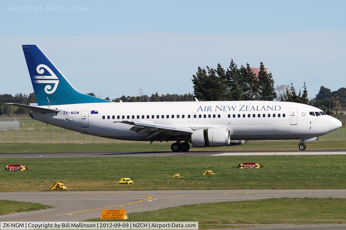 ZK-NGM, 1995 Boeing 737-3K2 C/N 28085, landed on 2 9