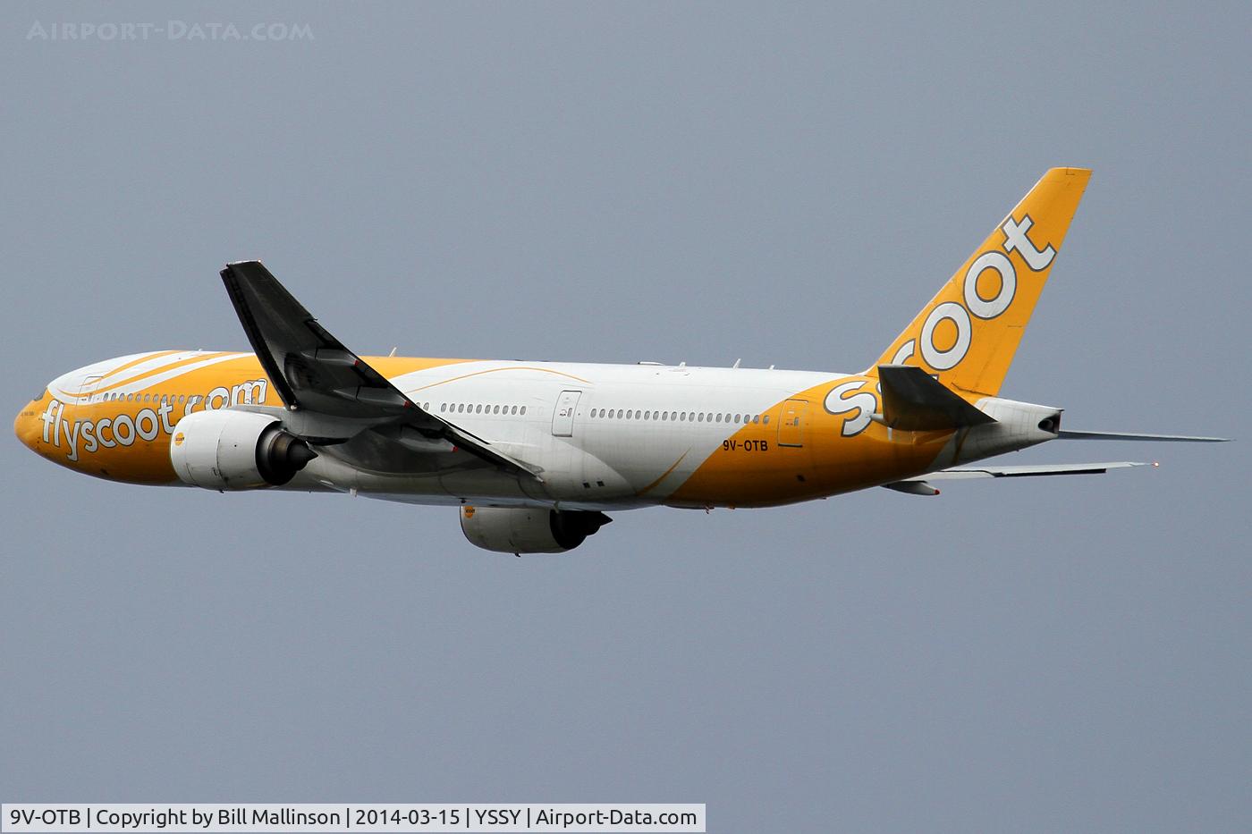 9V-OTB, 1997 Boeing 777-212/ER C/N 28508, away from 3 4L
