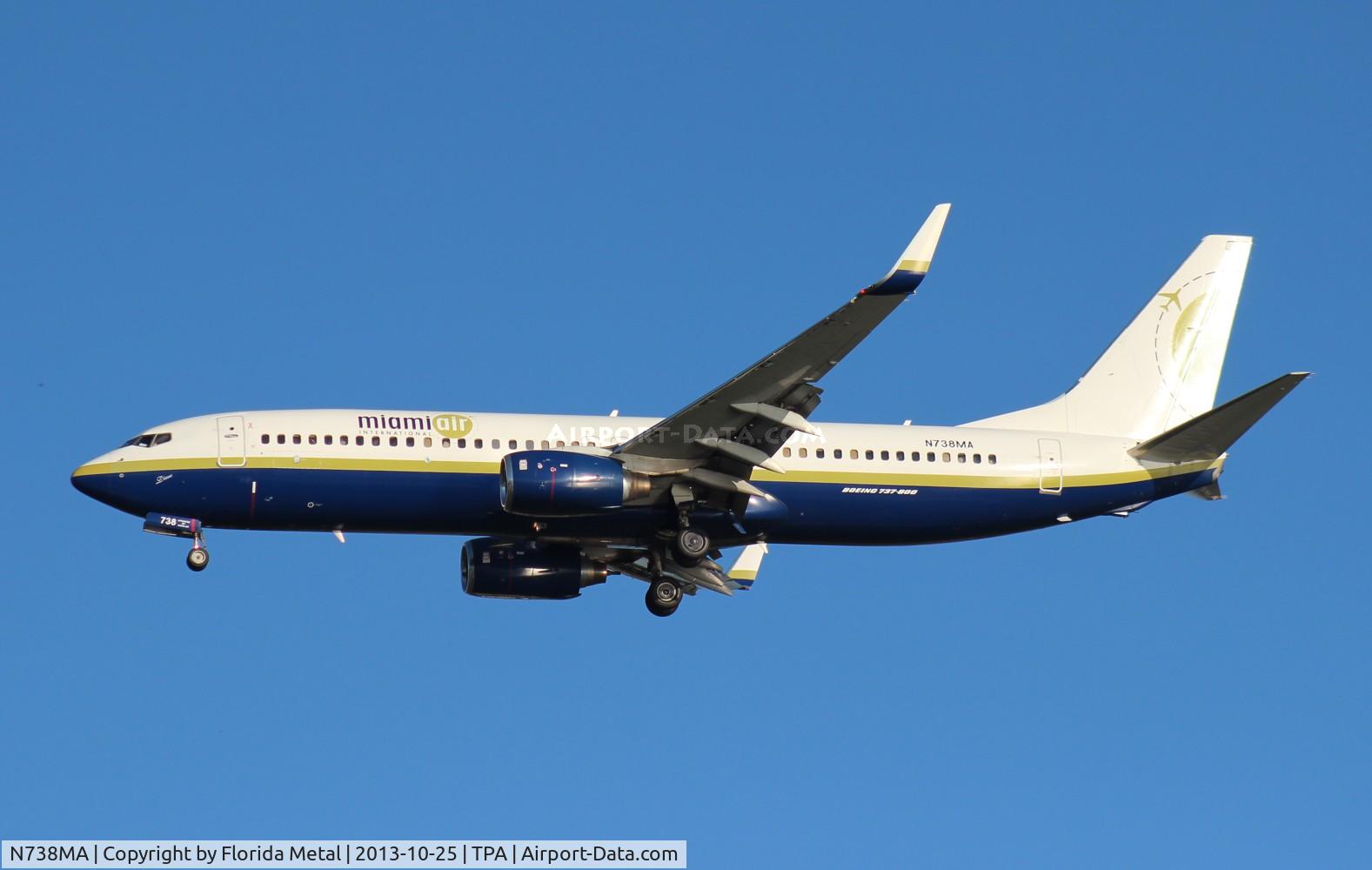 N738MA, 2004 Boeing 737-8Q8 C/N 32799, Miami Air 737-800