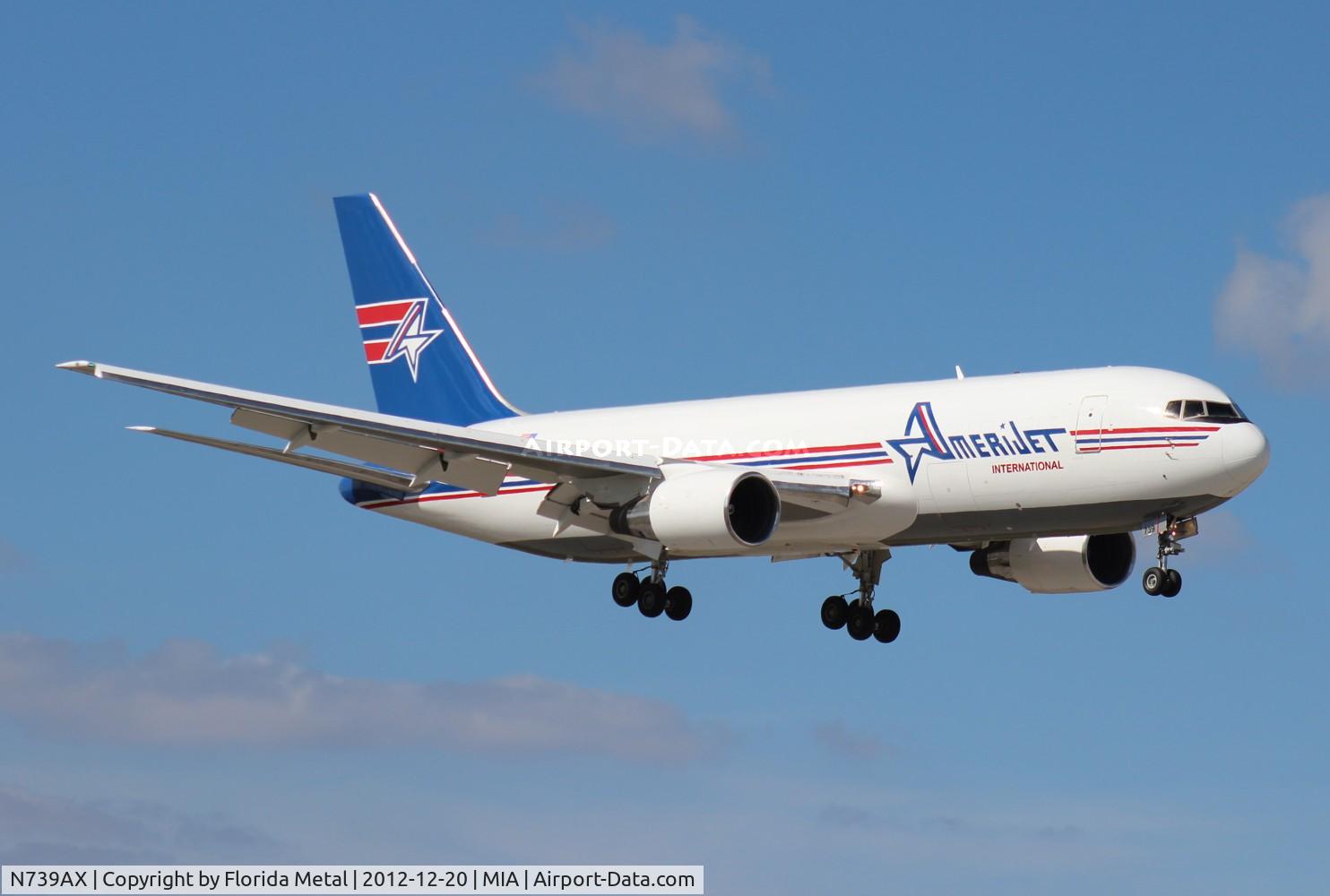 N739AX, 1982 Boeing 767-232 C/N 22216, Amerijet 767-200