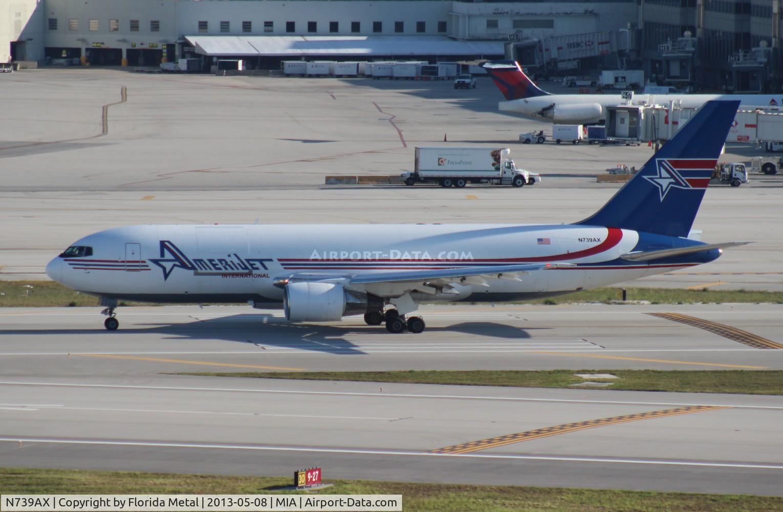 N739AX, 1982 Boeing 767-232 C/N 22216, Amerijet 767-200