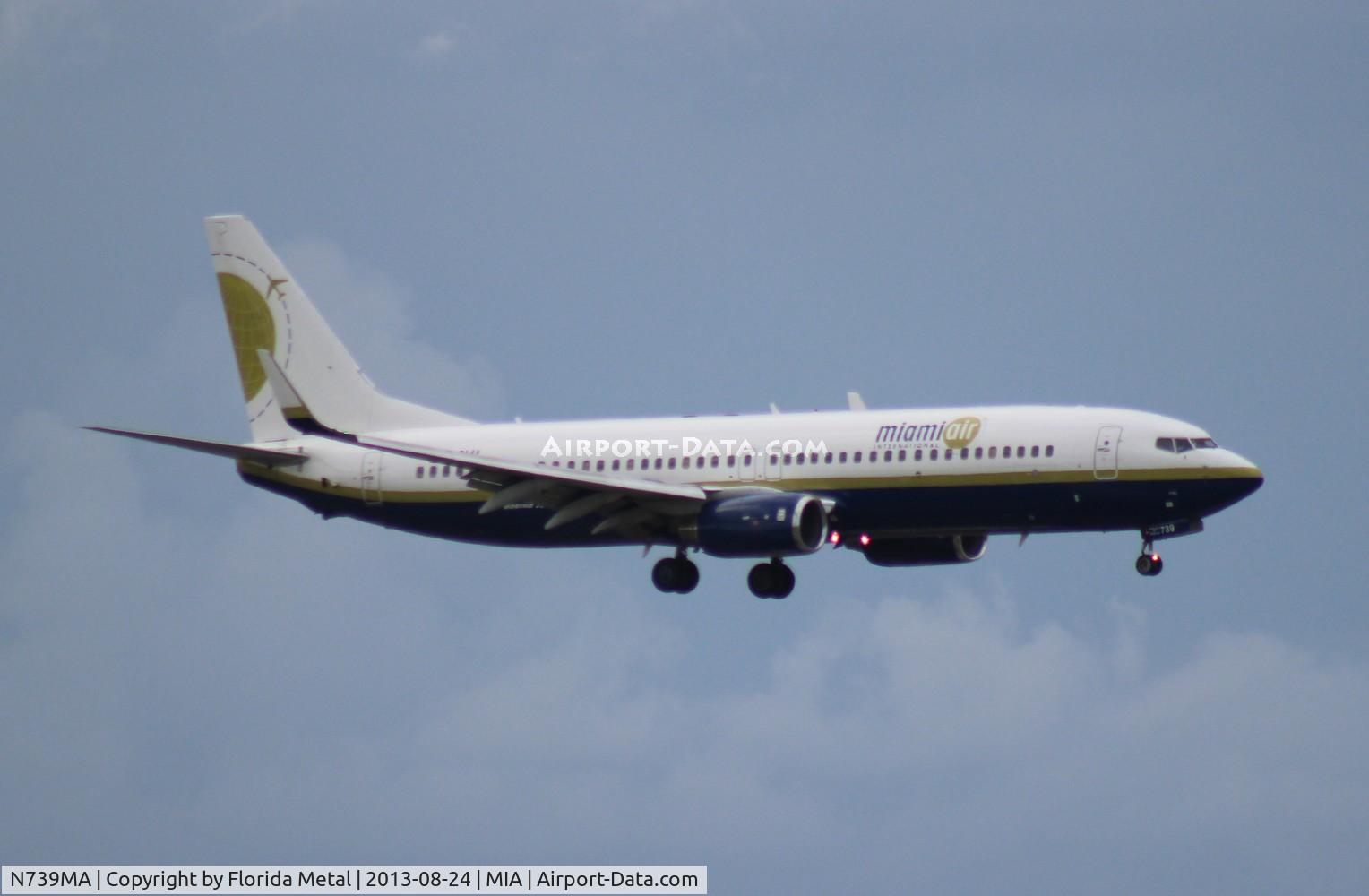 N739MA, 2004 Boeing 737-8Q8 C/N 30670, Miami Air 737-800