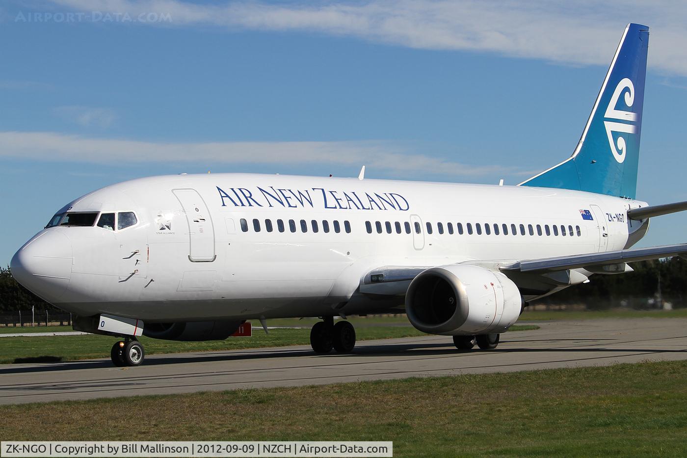 ZK-NGO, 1997 Boeing 737-37Q C/N 28548, taxiing from 29