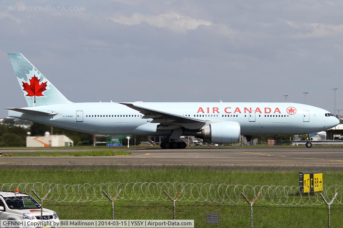 C-FNNH, 2008 Boeing 777-233/LR C/N 35247, taxiing off 34L