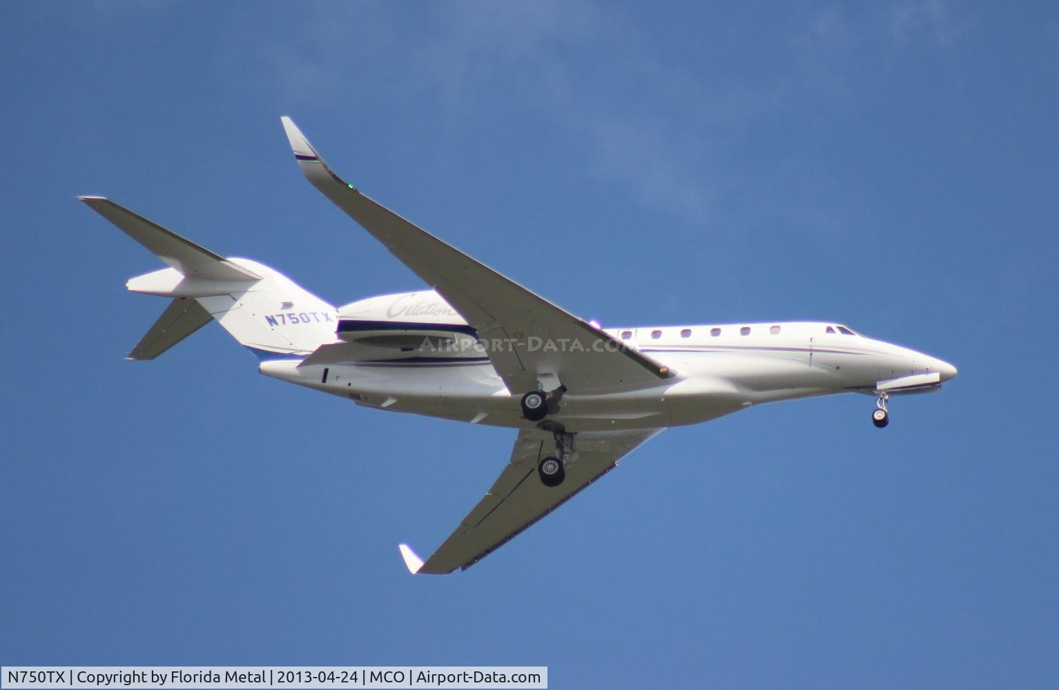 N750TX, 2001 Cessna 750 Citation X Citation X C/N 750-0150, Cessna 750